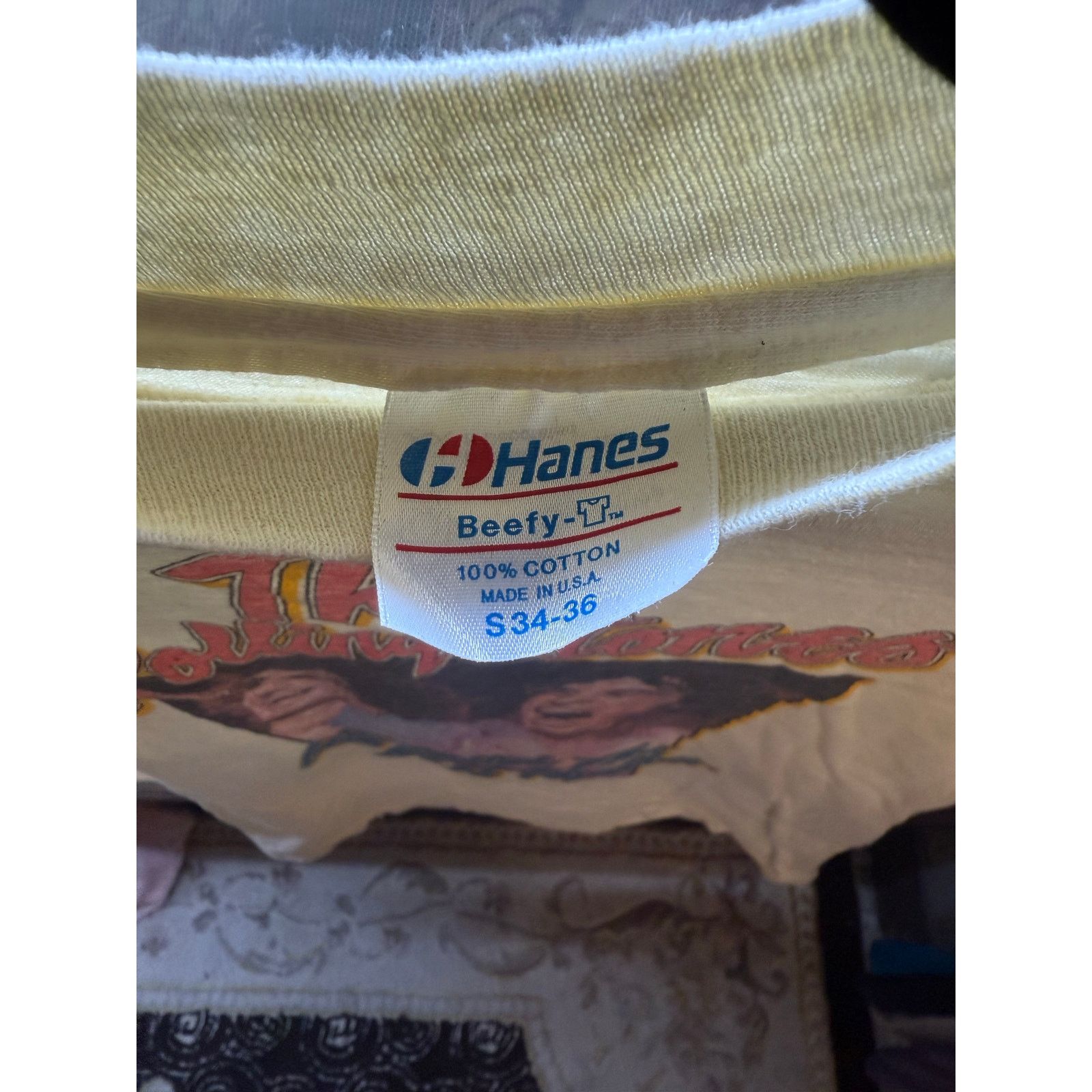 Hanes The Rolling Stones Let’s Spend The Night Together 1983 Size US S / EU 44-46 / 1 - 2 Thumbnail