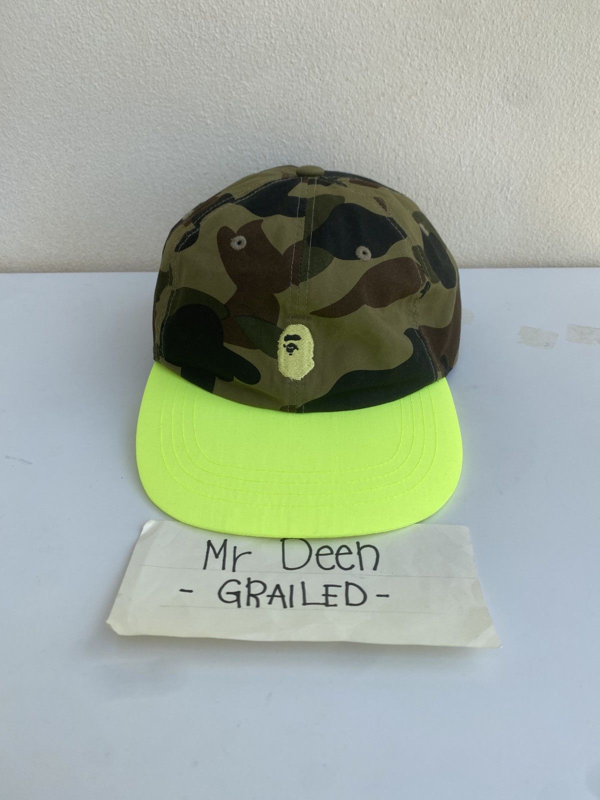 Bape Rare Bape 1st Camo Panel Green Cap/Hat Size ONE SIZE - 2 Thumbnail