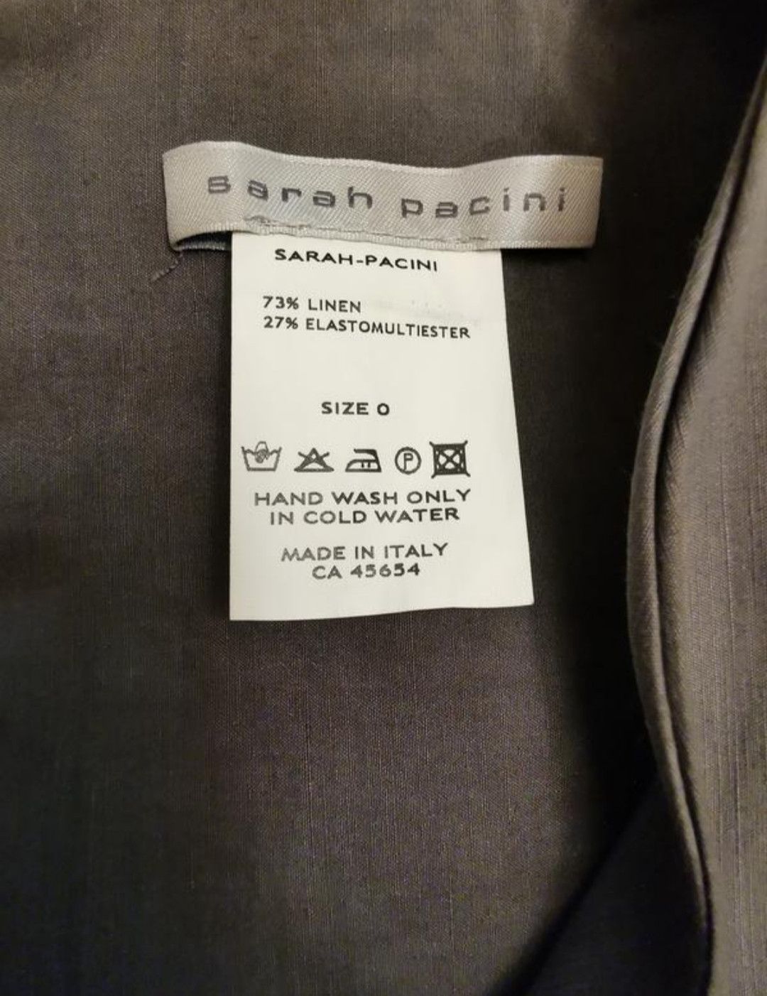 Sarah Pacini Linen stretch avant-garde Sarah Pacini dress midi Size S / US 4 / IT 40 - 5 Thumbnail