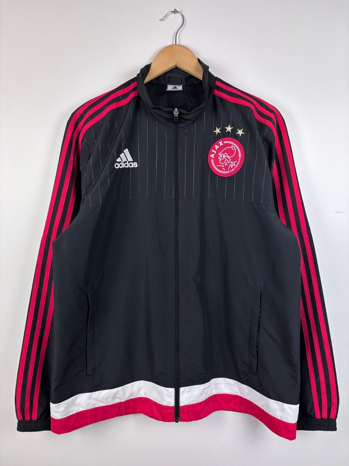 Adidas Ajax 2015-16 Football Training Jacket Adidas Windbreaker L Size US L / EU 52-54 / 3 - 1 Thumbnail