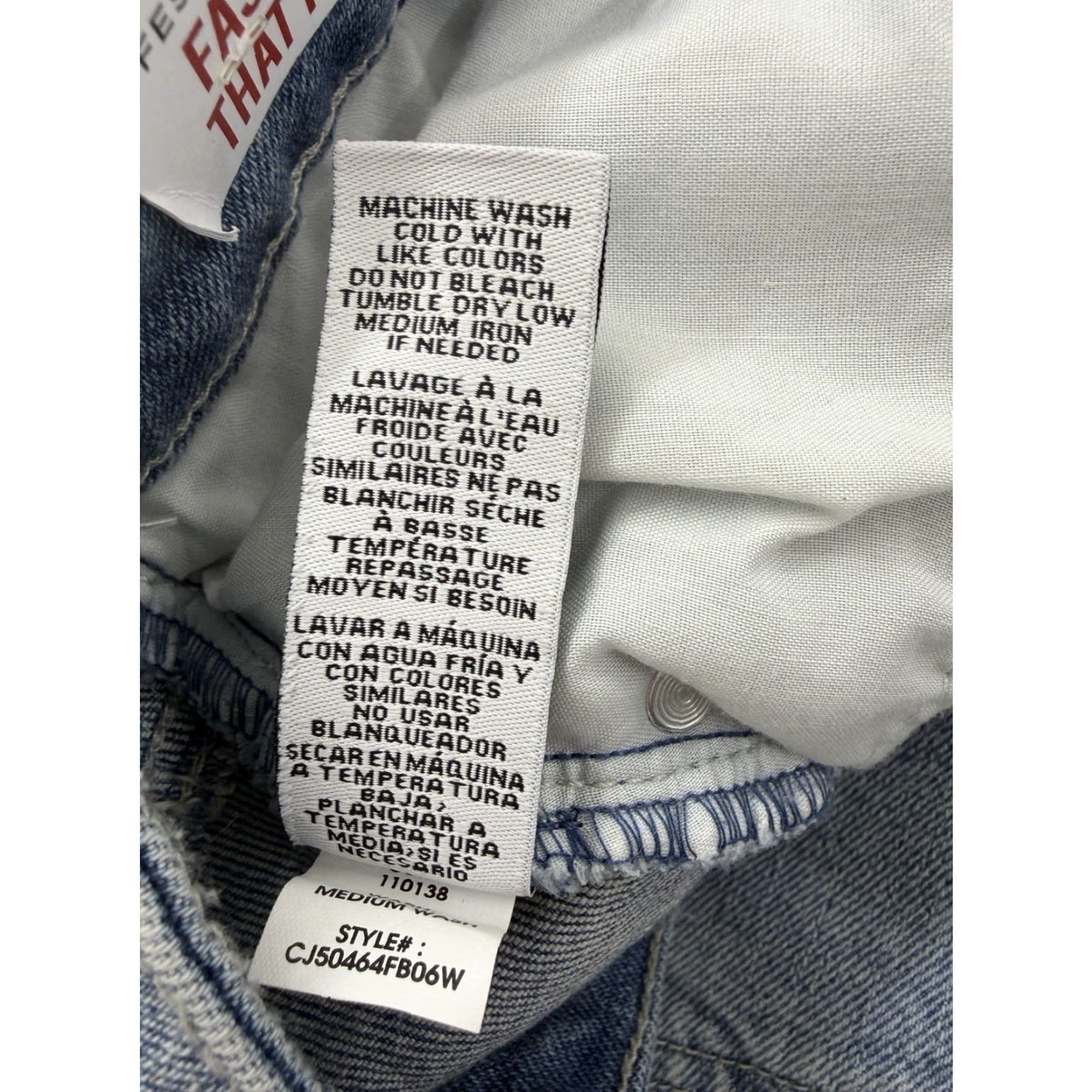 Vintage Celebrity Pink Juniors Skirt Denim Festival Fray NWTs Short Mini 17/33 Blue Womens Size 38" / US 16 / IT 52 - 7 Thumbnail