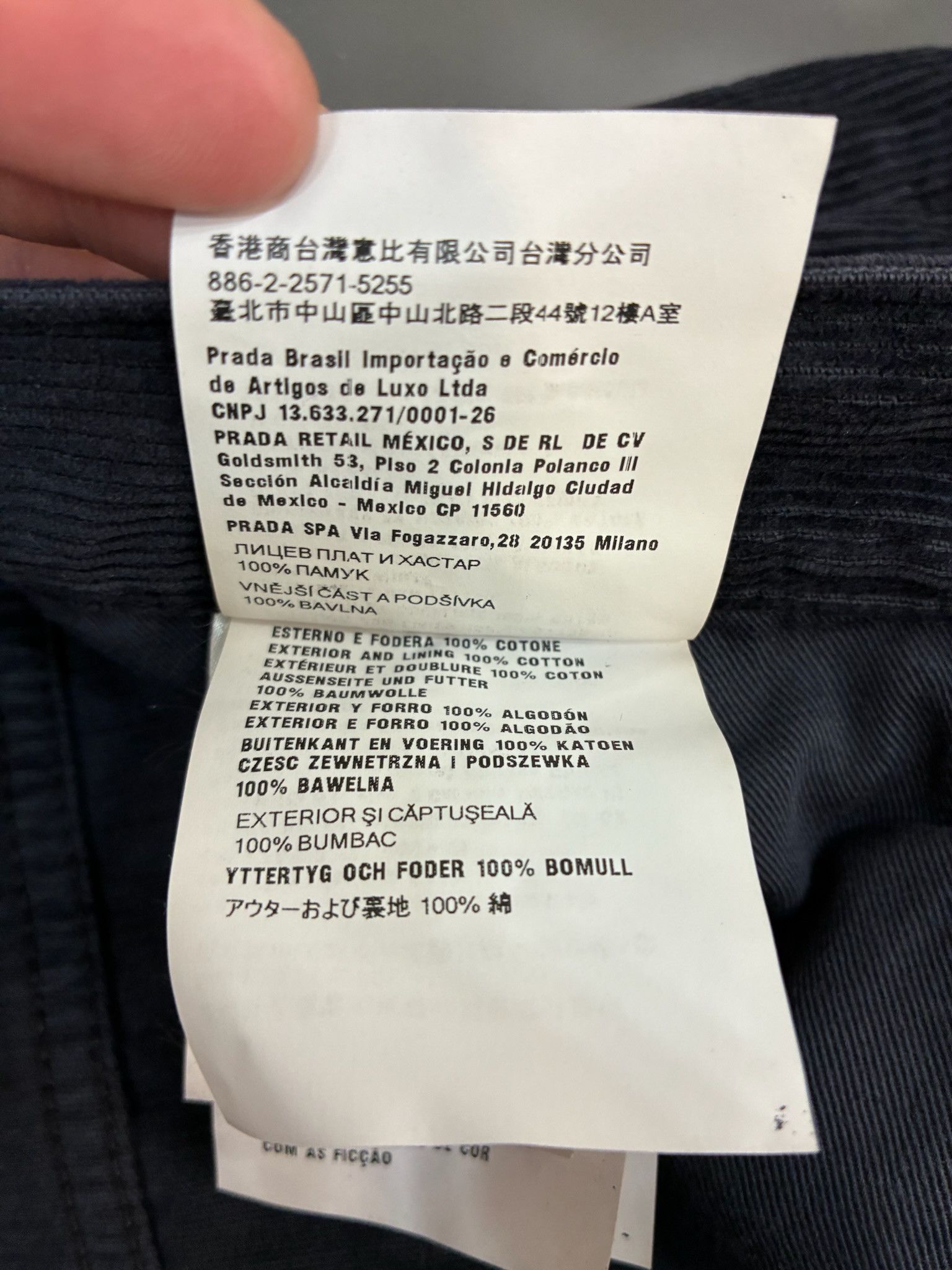 Prada Prada Corduroy Relaxed Trousers Size US 34 / EU 50 - 9 Thumbnail