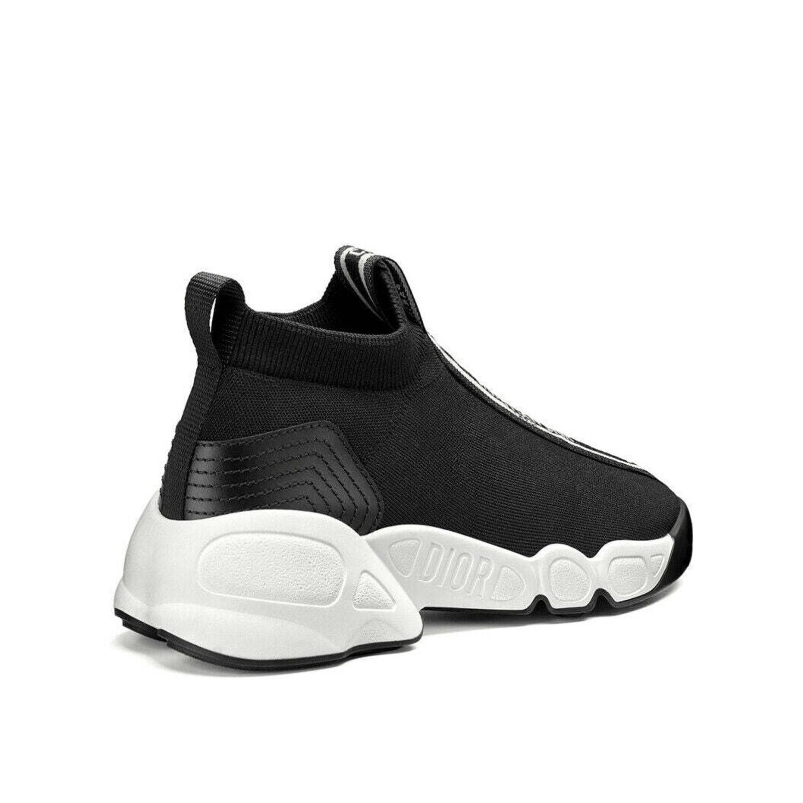 Dior Dior F. Two Point Zero Black Knit Flat Trainer Sneaker 41.5 Size US 11.5 / IT 41.5 - 8 Thumbnail