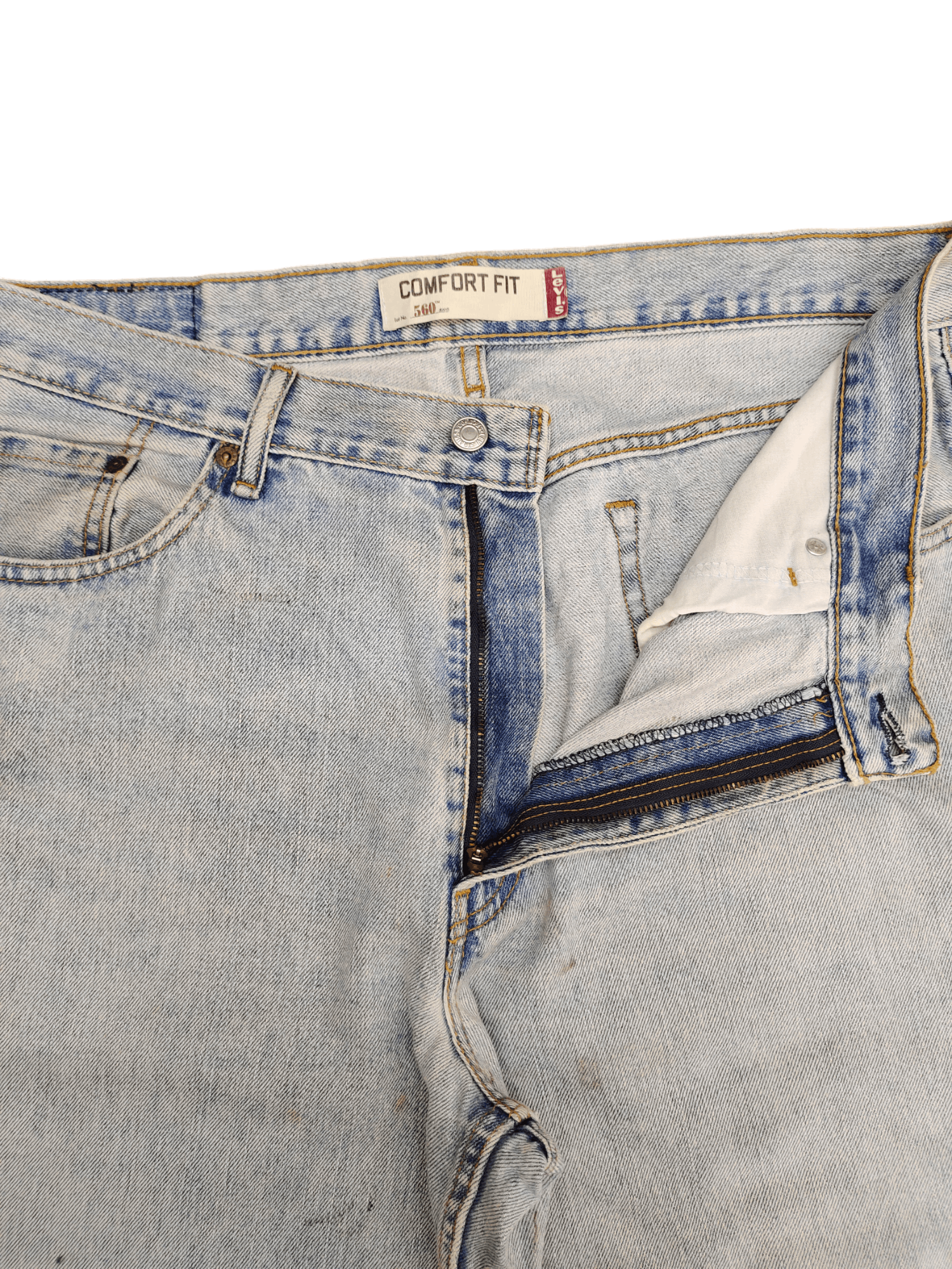 Levi's Vintage Clothing Size 36x30.5 Vintage Levis 560 Light Wash Jeans Distressed Size US 36 / EU 52 - 18 Thumbnail