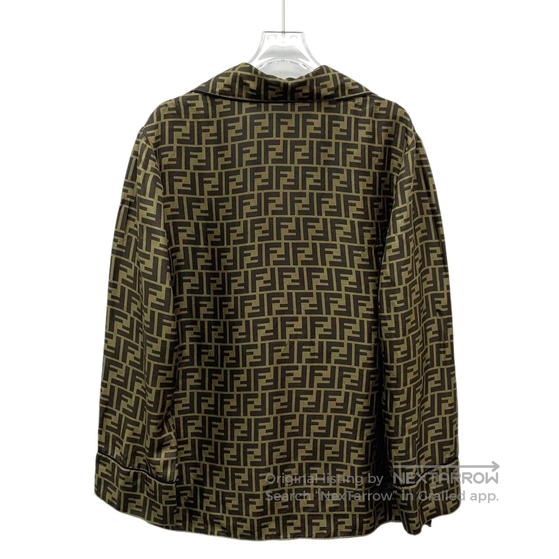 Fendi Fendi Double F Logo Silk Shirt. Size US XXS / EU 40 - 2 Thumbnail
