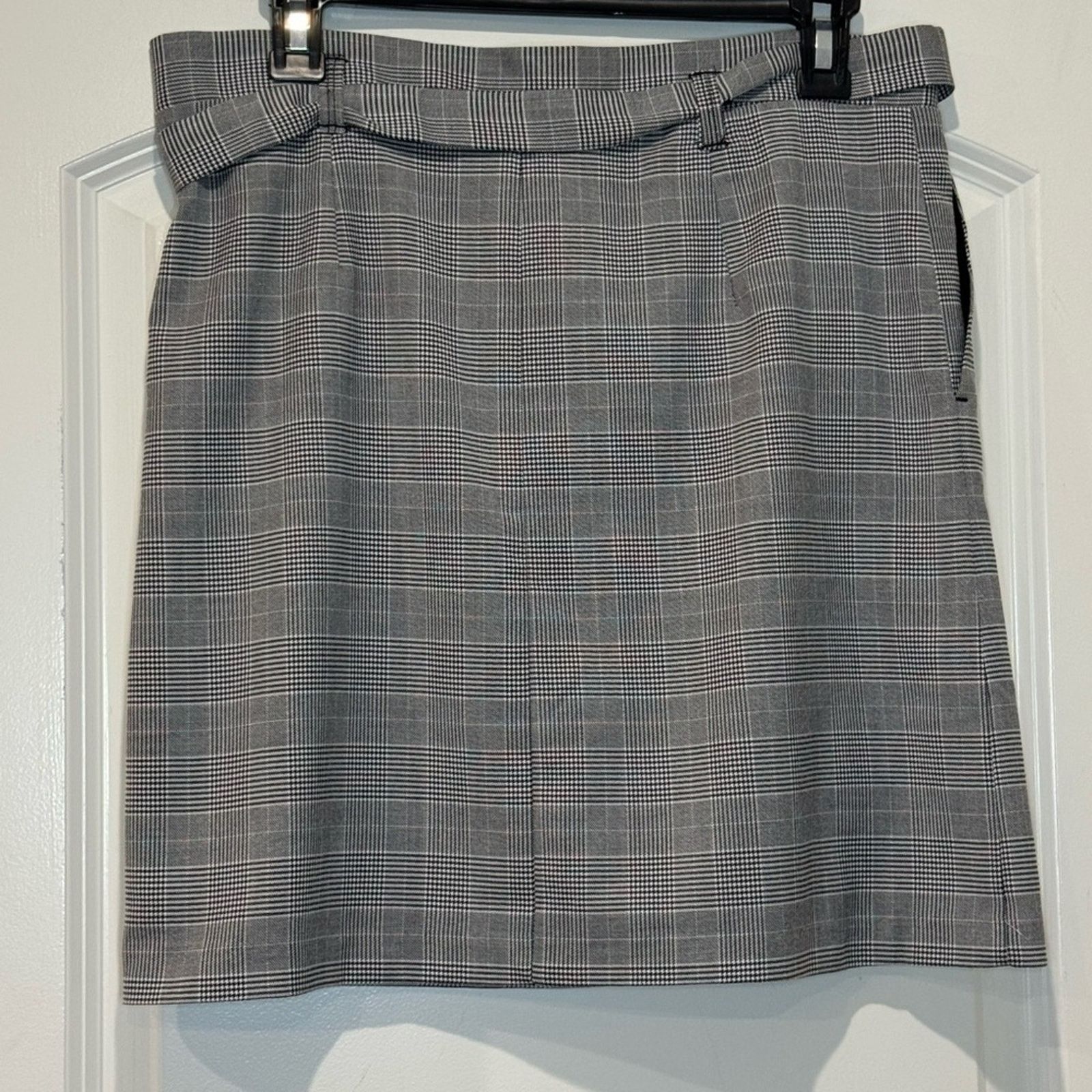 Banana Republic Banana Republic Glen Plaid A Line Skirt Size 6 Size 28" / US 6 / IT 42 - 6 Thumbnail