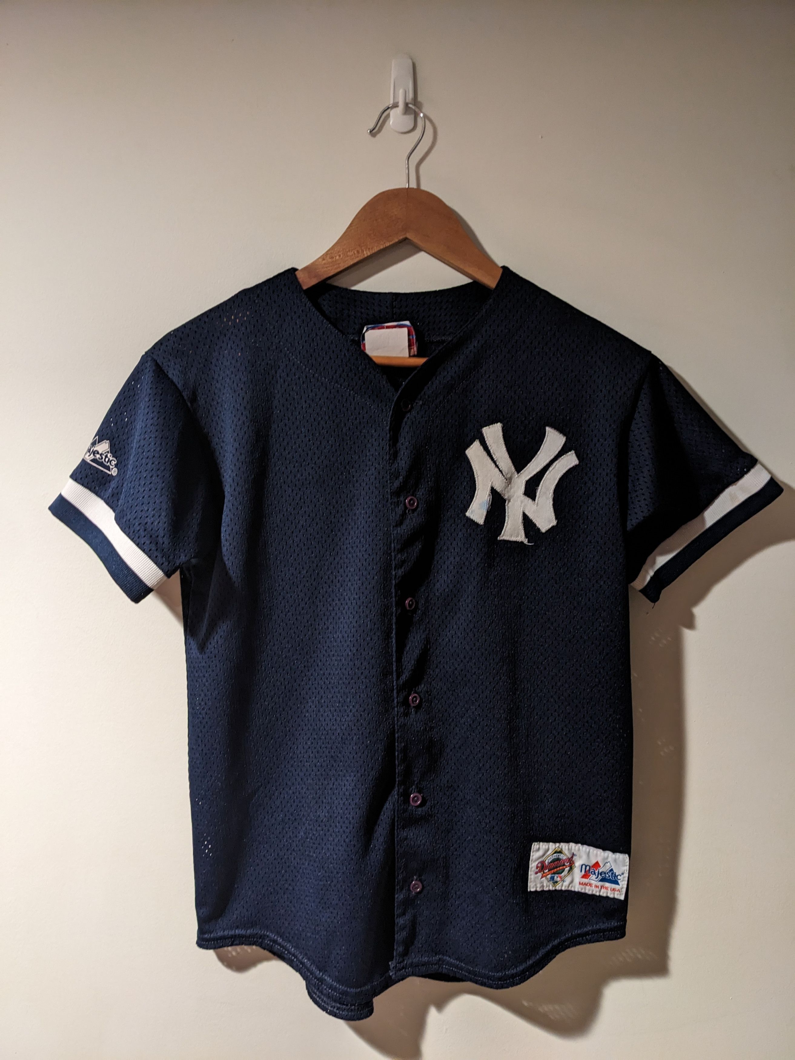 New York Yankees × Vintage Vintage 90s New York Yankees MLB Baseball YOUTH Large Jersey Size US L / EU 52-54 / 3 - 1 Thumbnail