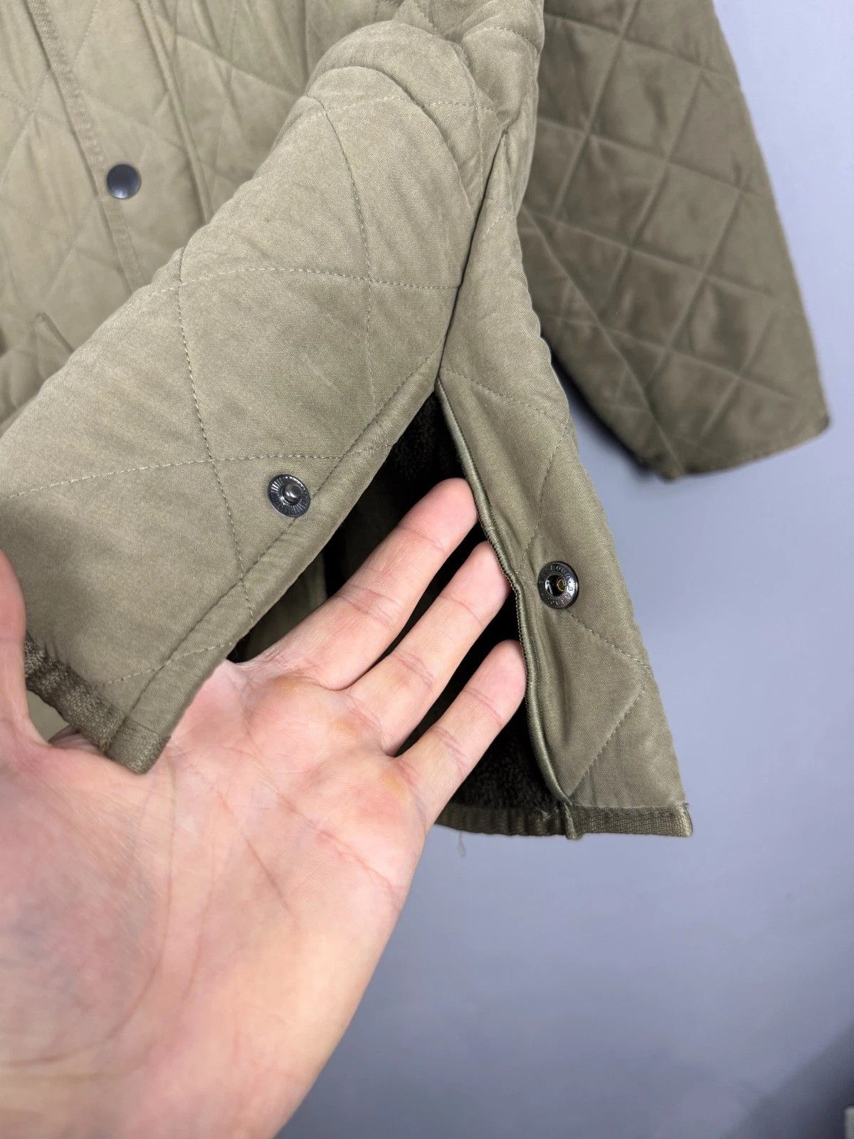 Barbour Barbour Quilted Jacket Microfibre Polarquilt Sand Beige Size US S / EU 44-46 / 1 - 8 Thumbnail