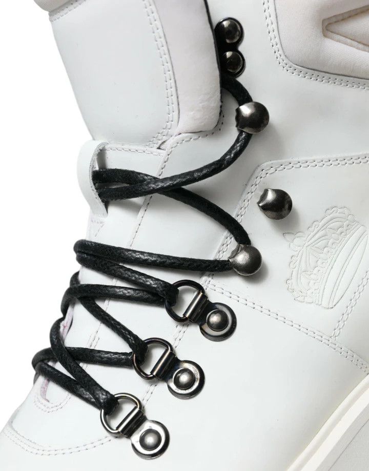 Dolce & Gabbana o1y0125 Logo Ankle Boots in White/Light Pink Size US 9.5 / EU 42-43 - 6 Thumbnail