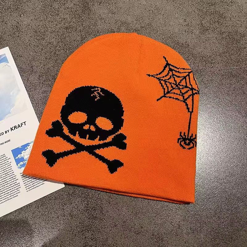 Japanese Brand Poison Skull Bennie Hat Size ONE SIZE - 1 Thumbnail