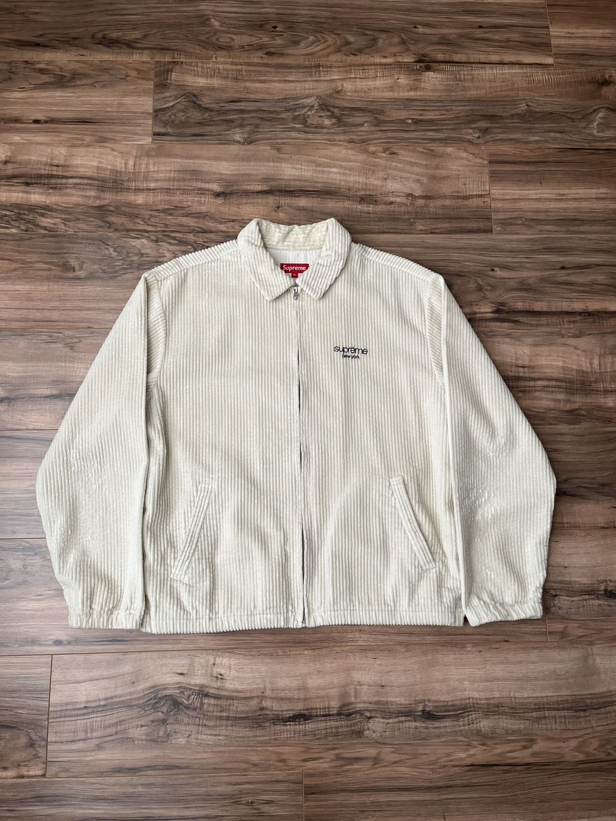 Supreme Supreme Wide Wale Corduroy Zip Jacket Size US XL / EU 56 / 4 - 1 Thumbnail