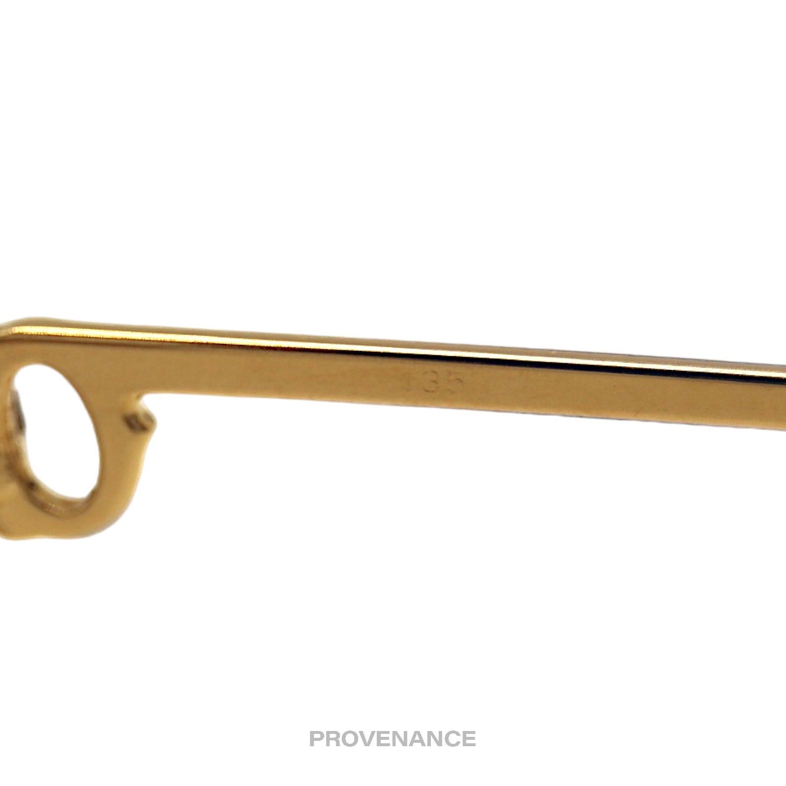 Cartier 🔴 Cartier Panthere MM Sunglasses - Gold Brown 56 Size ONE SIZE - 11 Thumbnail