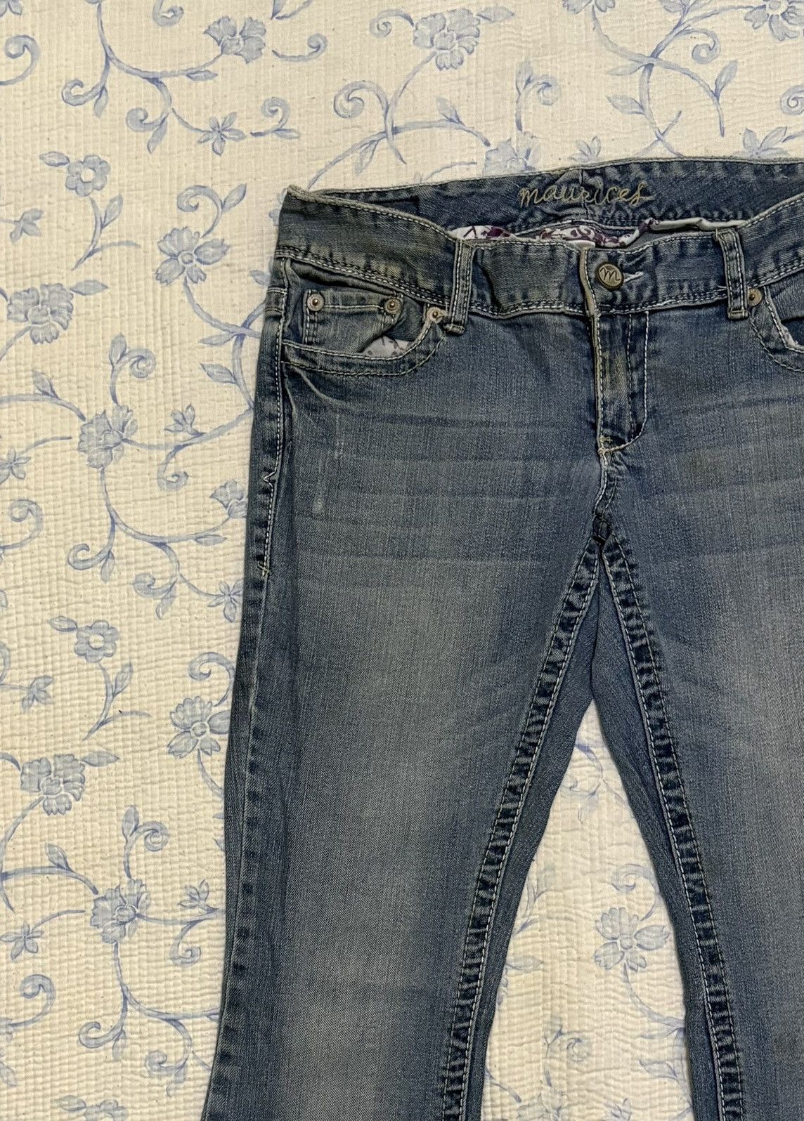 Vintage Maurices Streetwear Jeans Flared Denim Size US 31 - 5 Thumbnail
