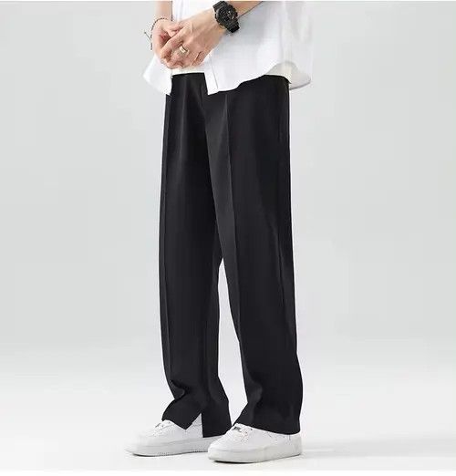 Japanese Brand Hosokawa x Etou Black Color Casual Suit Pants Size US 34 / EU 50 - 1 Thumbnail