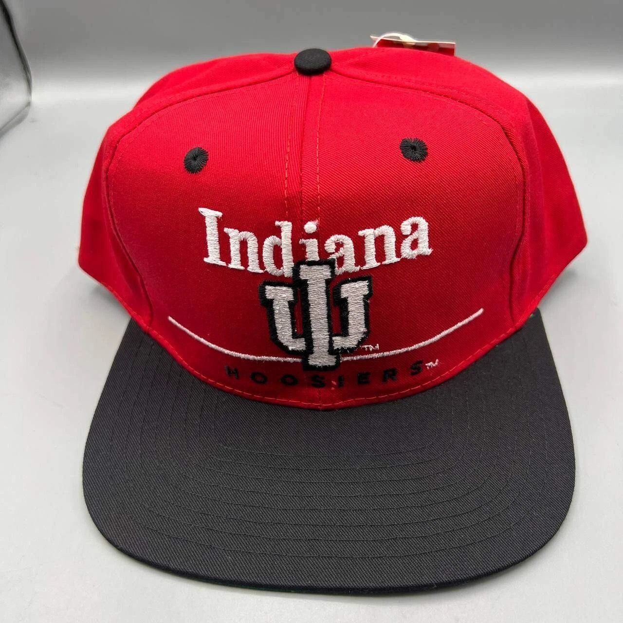 Twins Enterprise Inc. × Vintage Indiana Hoosiers Hat Men Red Twins Enterprise NCAA Snap Back Size ONE SIZE - 1 Thumbnail