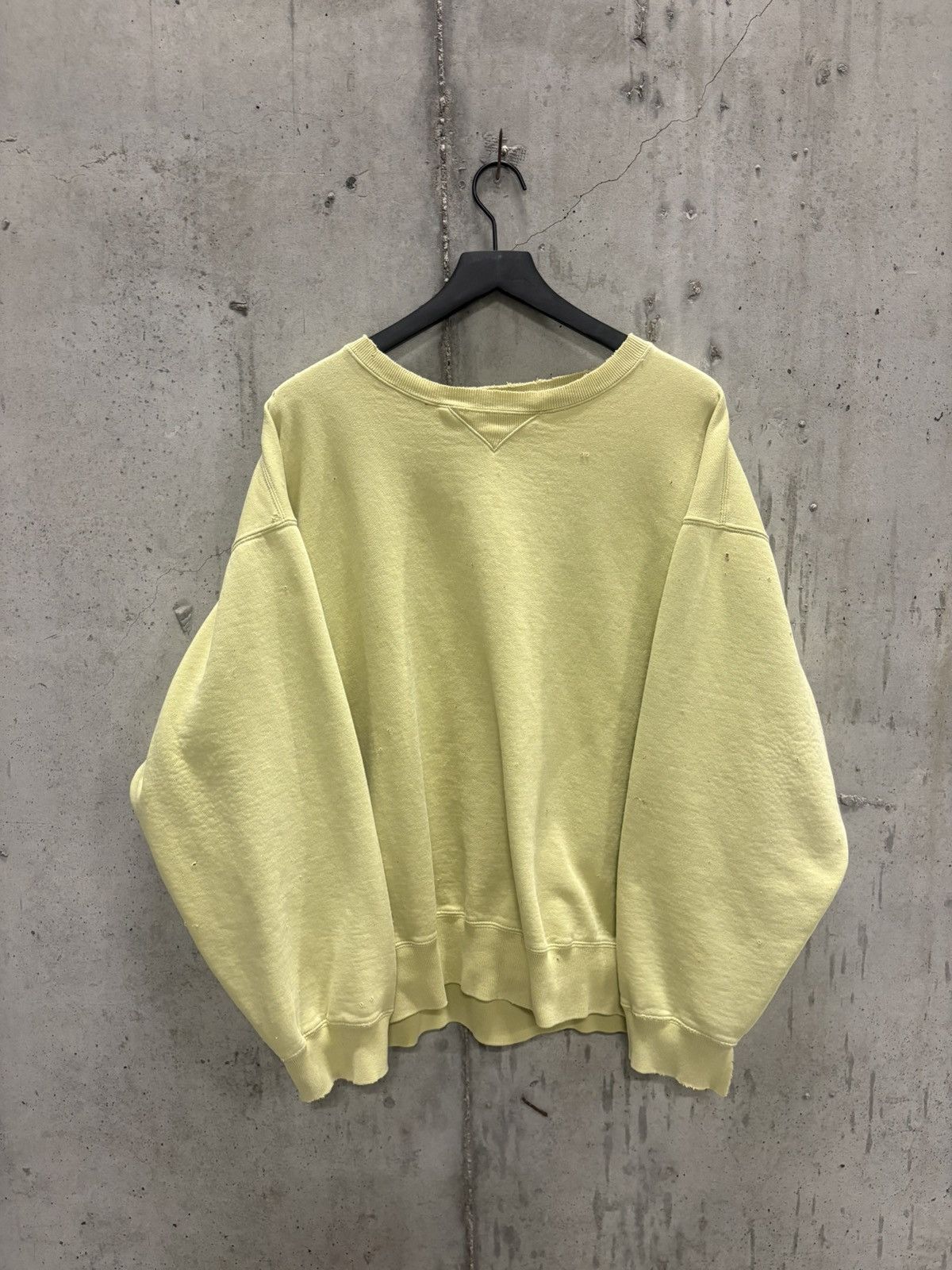 Vintage Vintage Blank Sweatshirt Thrashed Faded Distressed Grunge Size US XXL / EU 58 / 5 - 1 Thumbnail