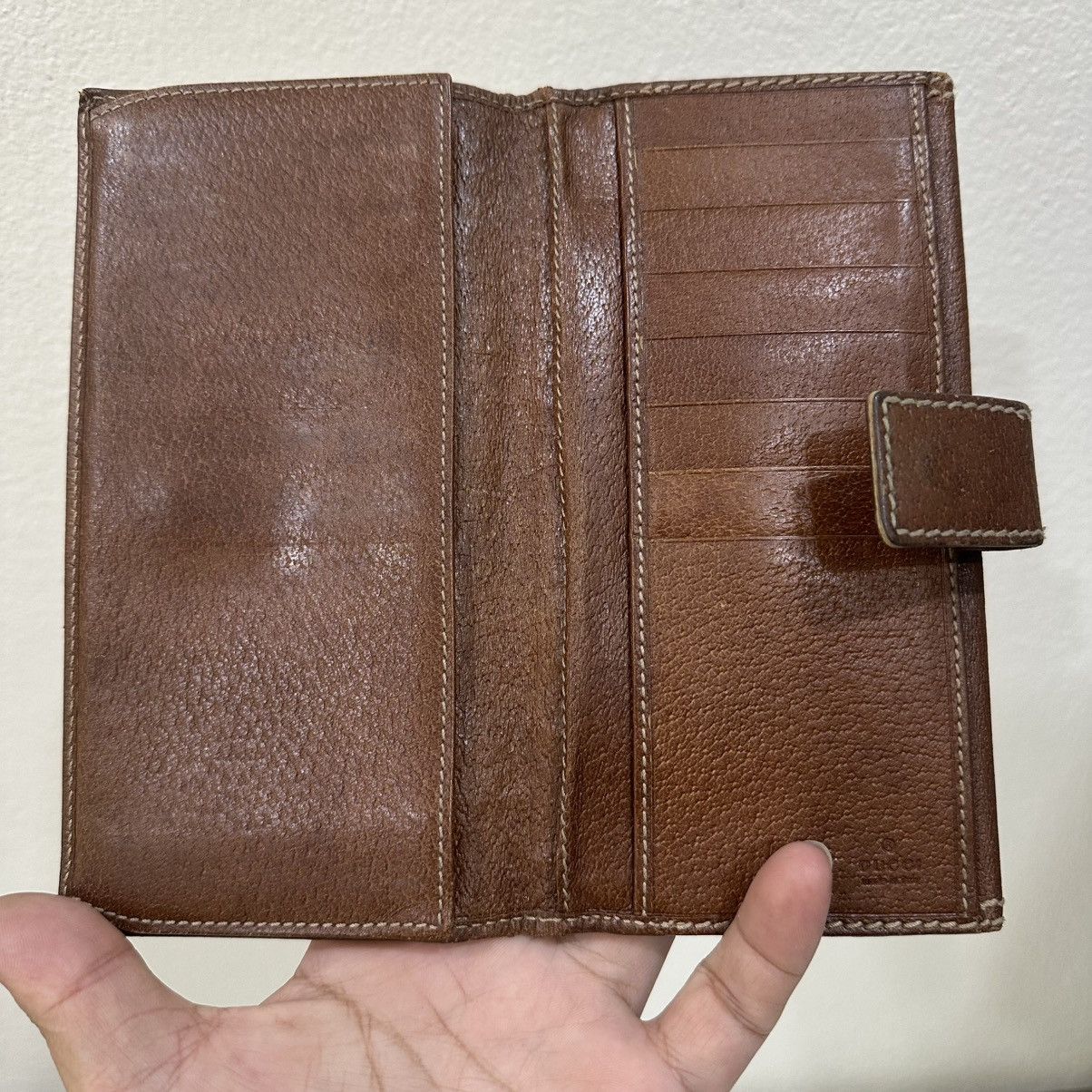 Gucci ‼️LASTDROP‼️ AUTHENTIC GUCCI BAMBOO CANVAS LONG WALLET PURSES Size ONE SIZE - 8 Thumbnail