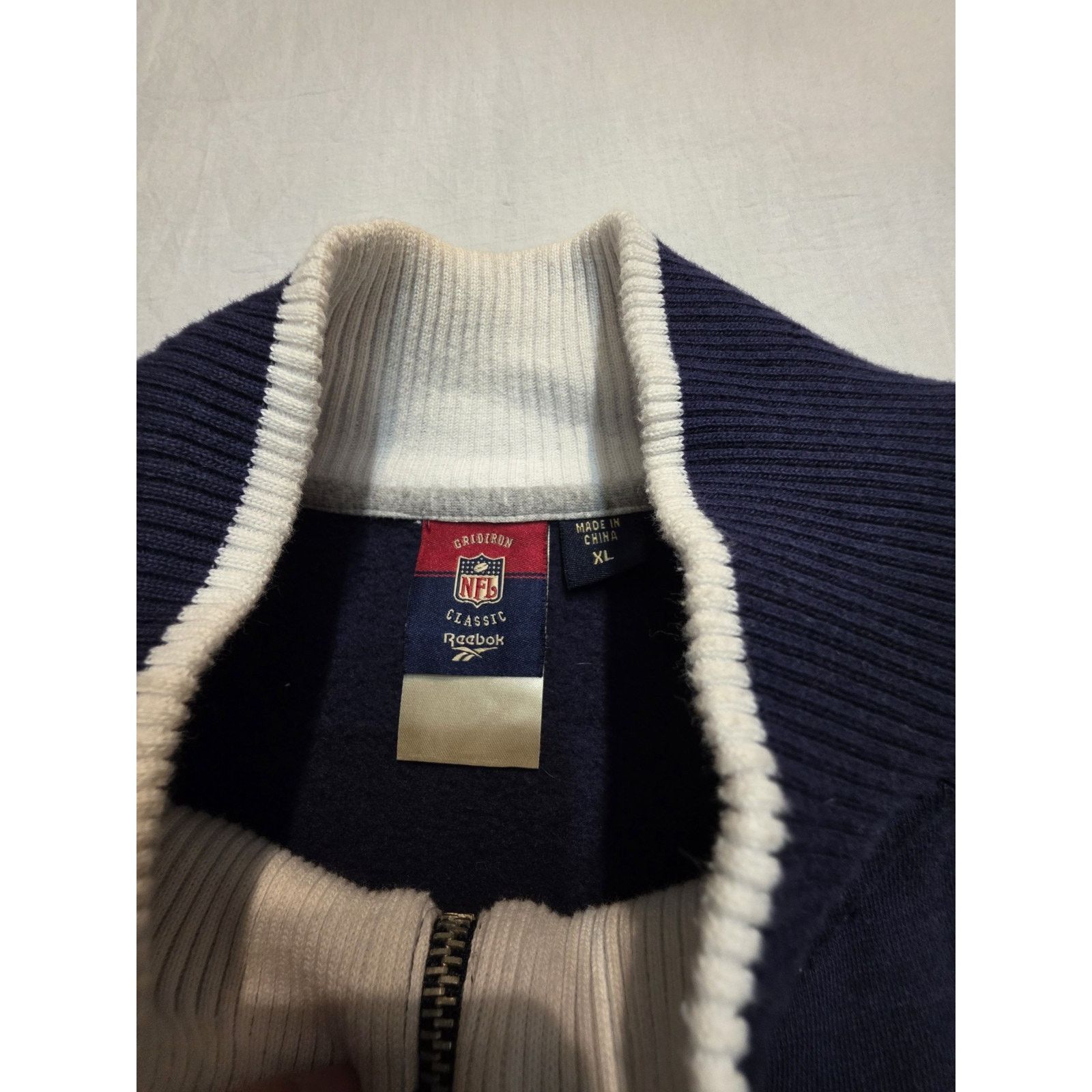 Reebok San Diego Chargers Reebok NFL Classic Men's Size Xl Zip Up Size US XL / EU 56 / 4 - 2 Thumbnail