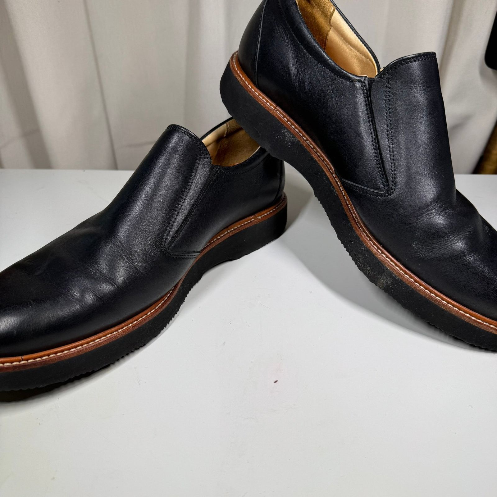 Samuel Hubbard Samuel Hubbard Frequent Traveler Leather Slip On Loafers 9 Size US 9 / EU 42 - 4 Thumbnail