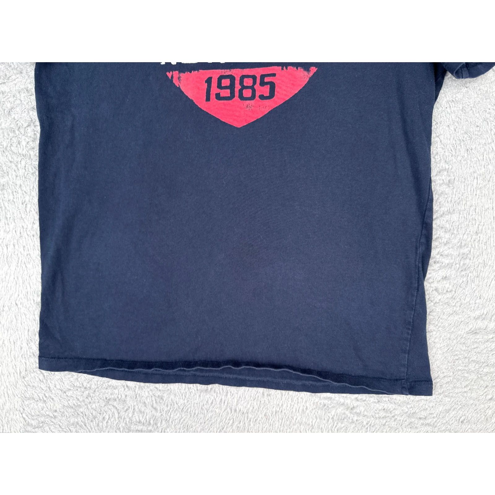 Tommy Hilfiger VINTAGE? No. Tommy Hilfiger Shirt Men S Petite Blue Crew Neck Cotton Blend Short Sleeve Logo Modern Fit Size US S / EU 44-46 / 1 - 5 Thumbnail