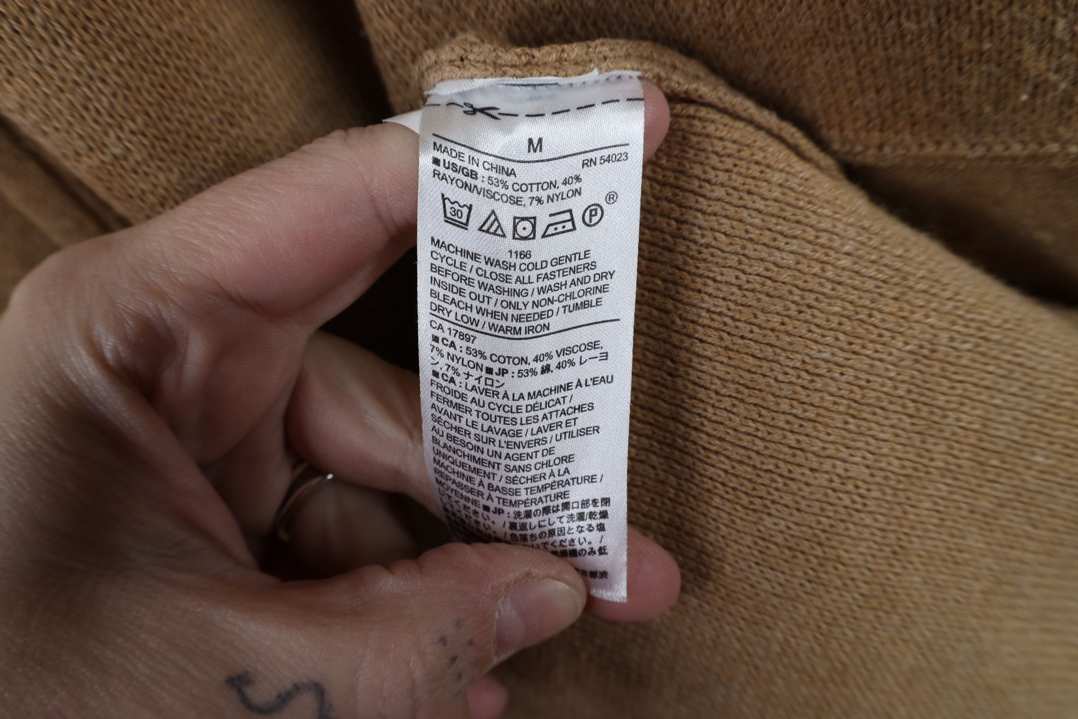 Banana Republic × Vintage Banana Republic Blend Zip Full Length Cardigan Sweater Size M / US 6-8 / IT 42-44 - 8 Thumbnail