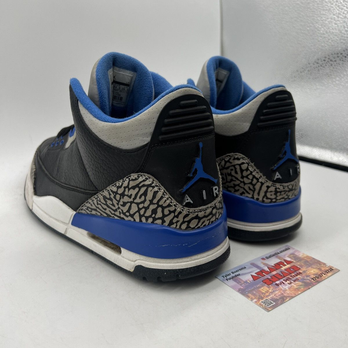 Jordan Brand Air Jordan 3 sport blue Size US 10.5 / EU 43-44 - 4 Thumbnail