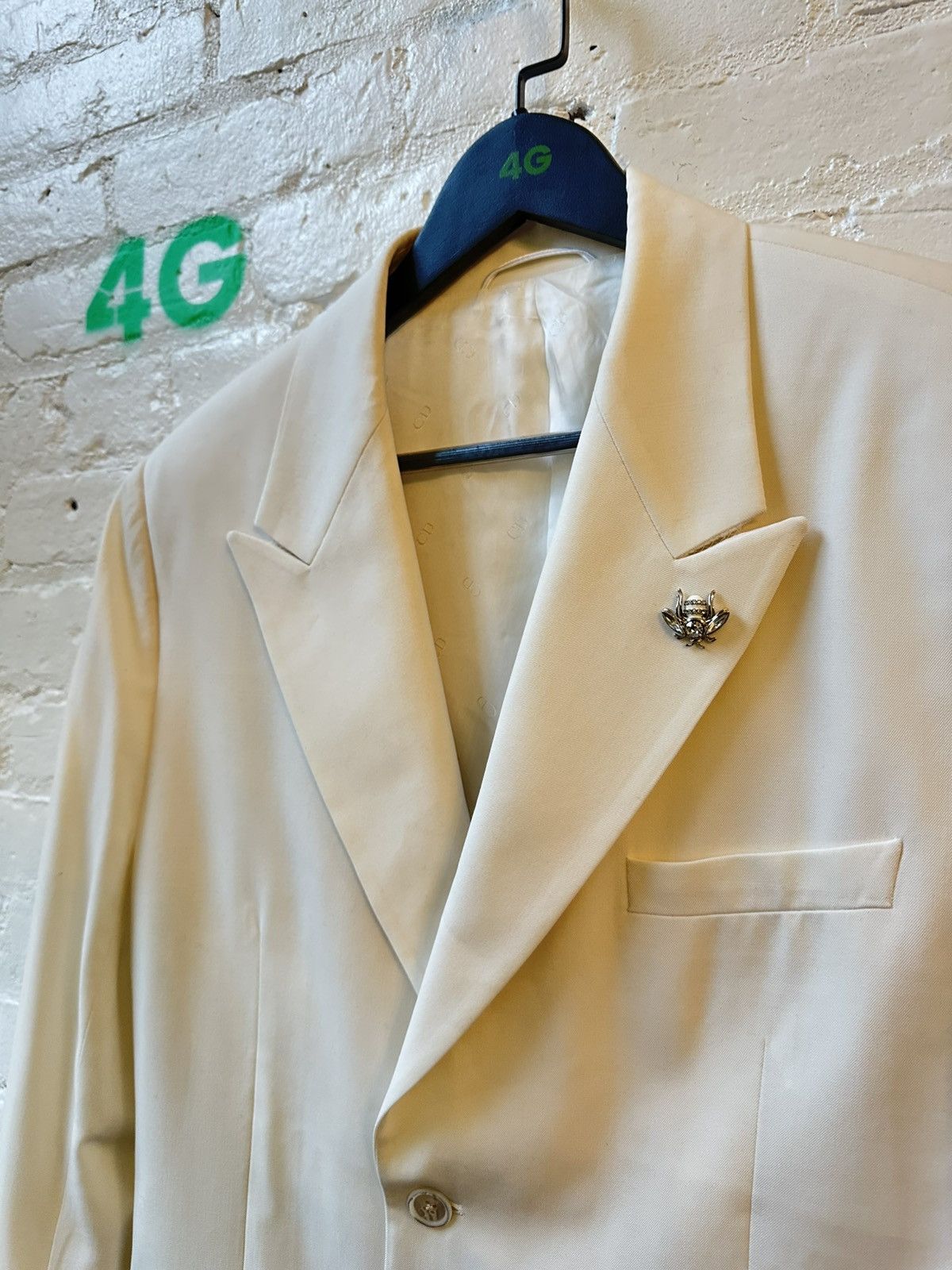 Dior DIOR HOMME WHITE BLAZER JACKET Size 50S - 2 Thumbnail
