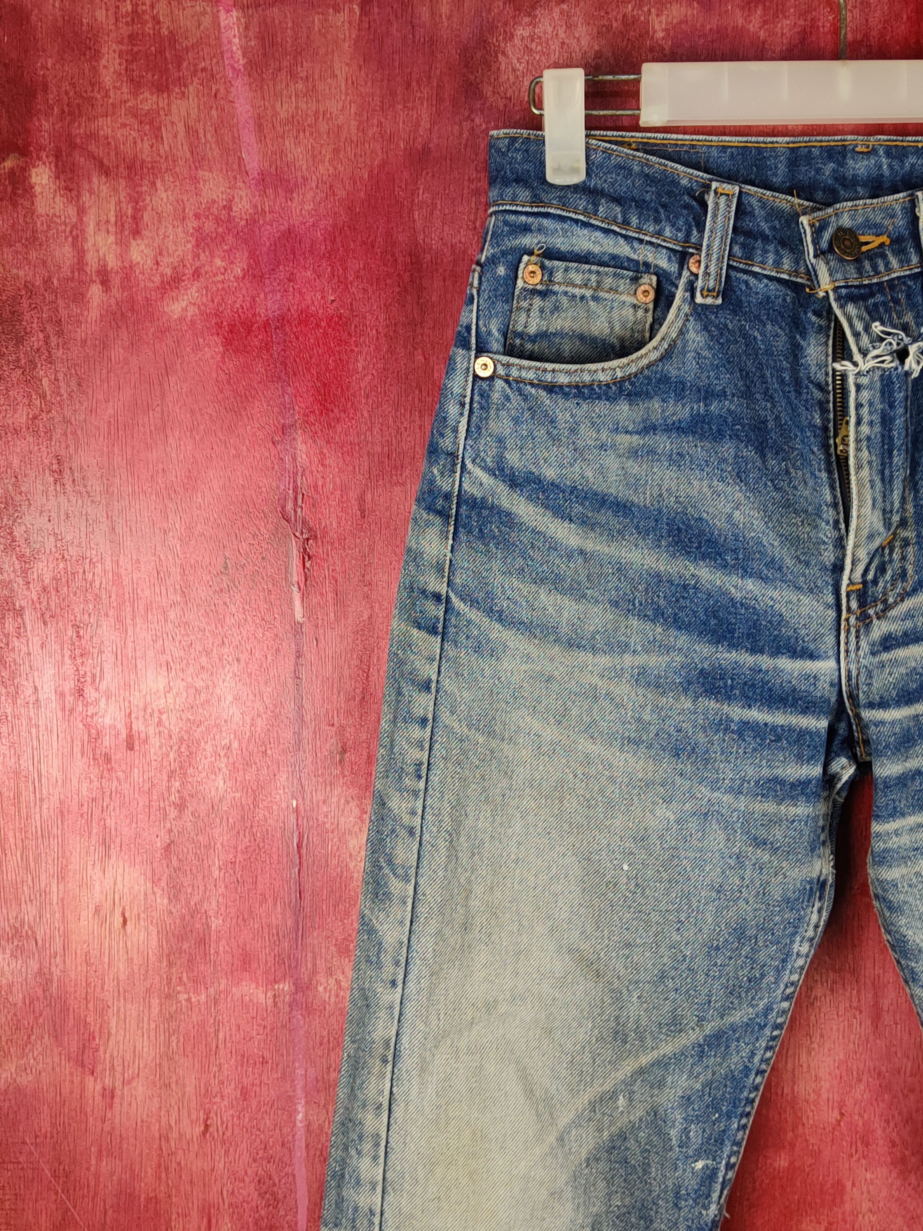 Levi's DL 505 Levi's vintage Distressed ripped Denim #S1595 Size US 28 / EU 44 - 4 Thumbnail