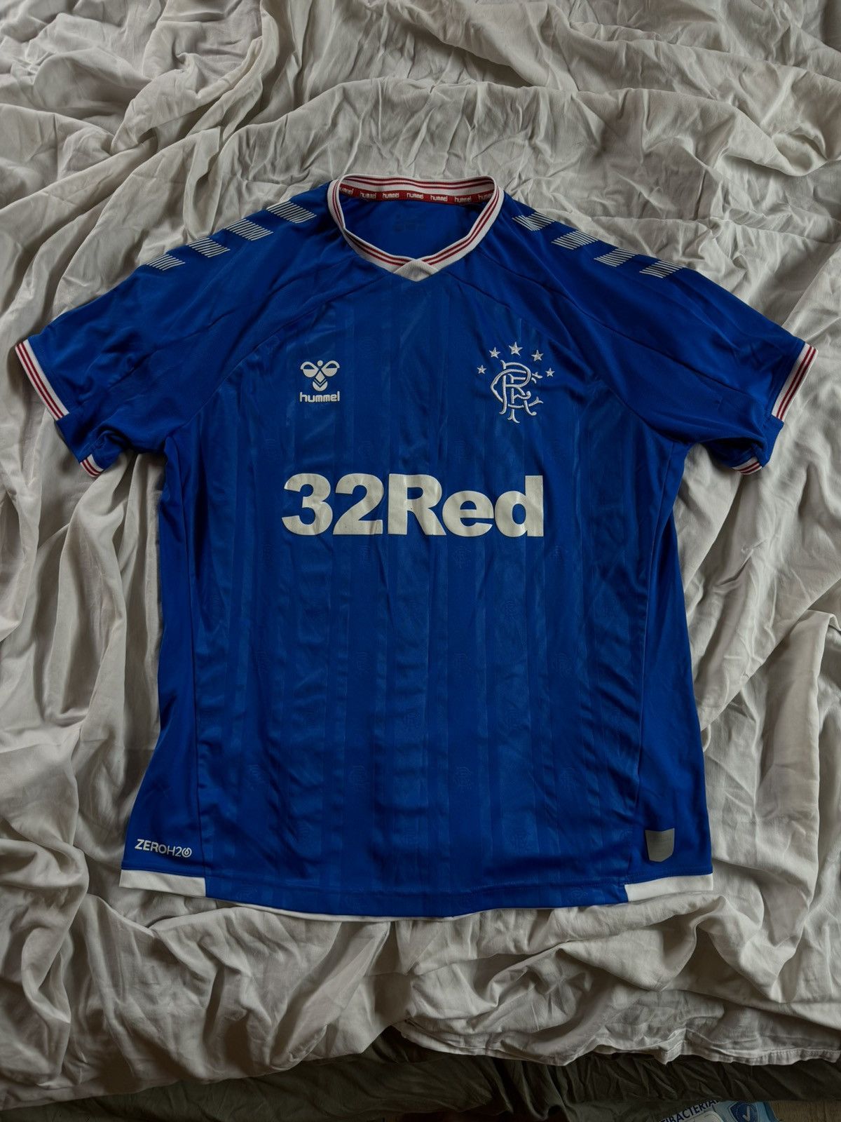 Hummel 2019 Hummel Rangers home soccer jersey Size US M / EU 48-50 / 2 - 3 Thumbnail