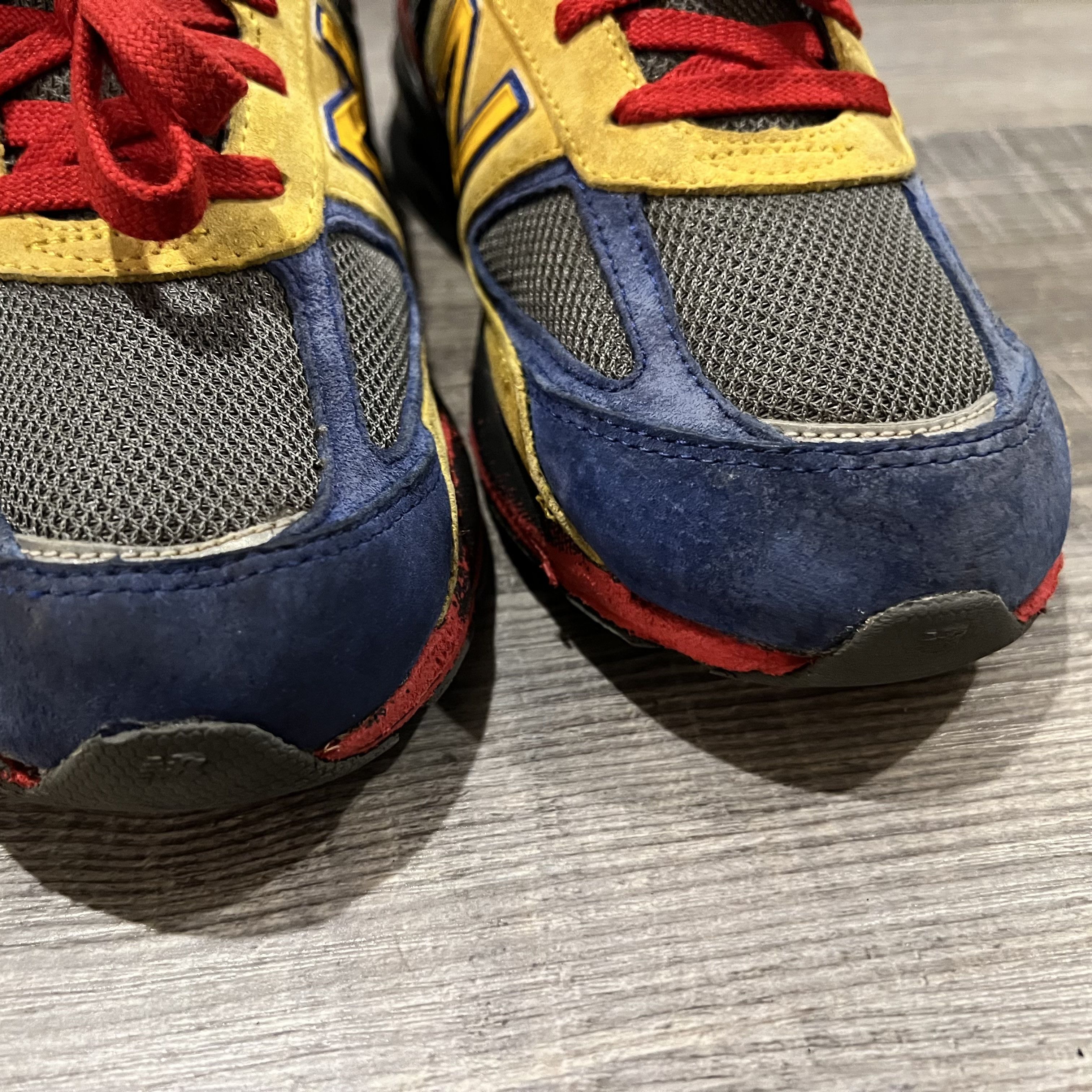 New Balance × Vintage NEW BALANCE • 990v5 "EAT" (5.5M) Size US 5.5 / EU 38 - 13 Thumbnail