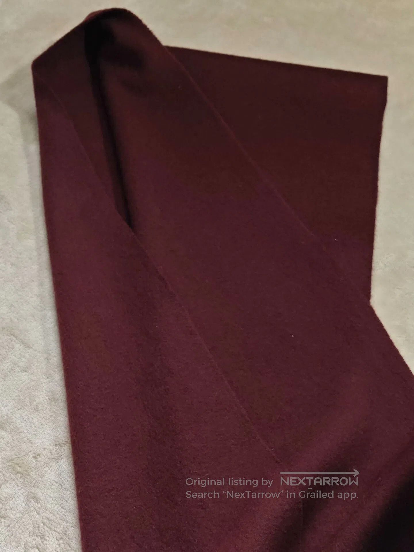 Loro Piana Loro Piana Cashmere Scarf in Burgundy. Size ONE SIZE - 6 Thumbnail