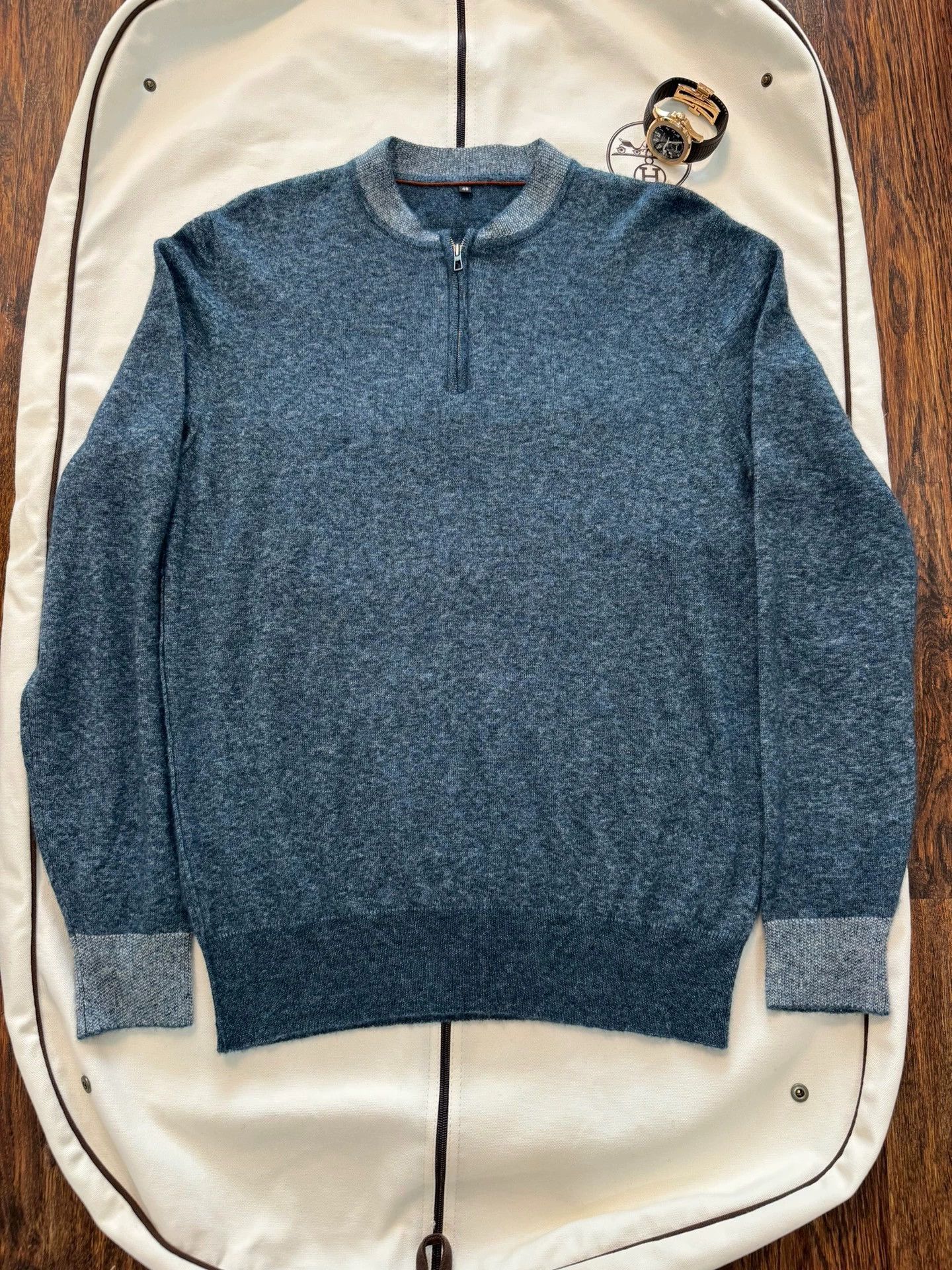 Loro Piana Loro Piana 48 cashmere sweater LP zipper no tags Size US M / EU 48-50 / 2 - 1 Thumbnail