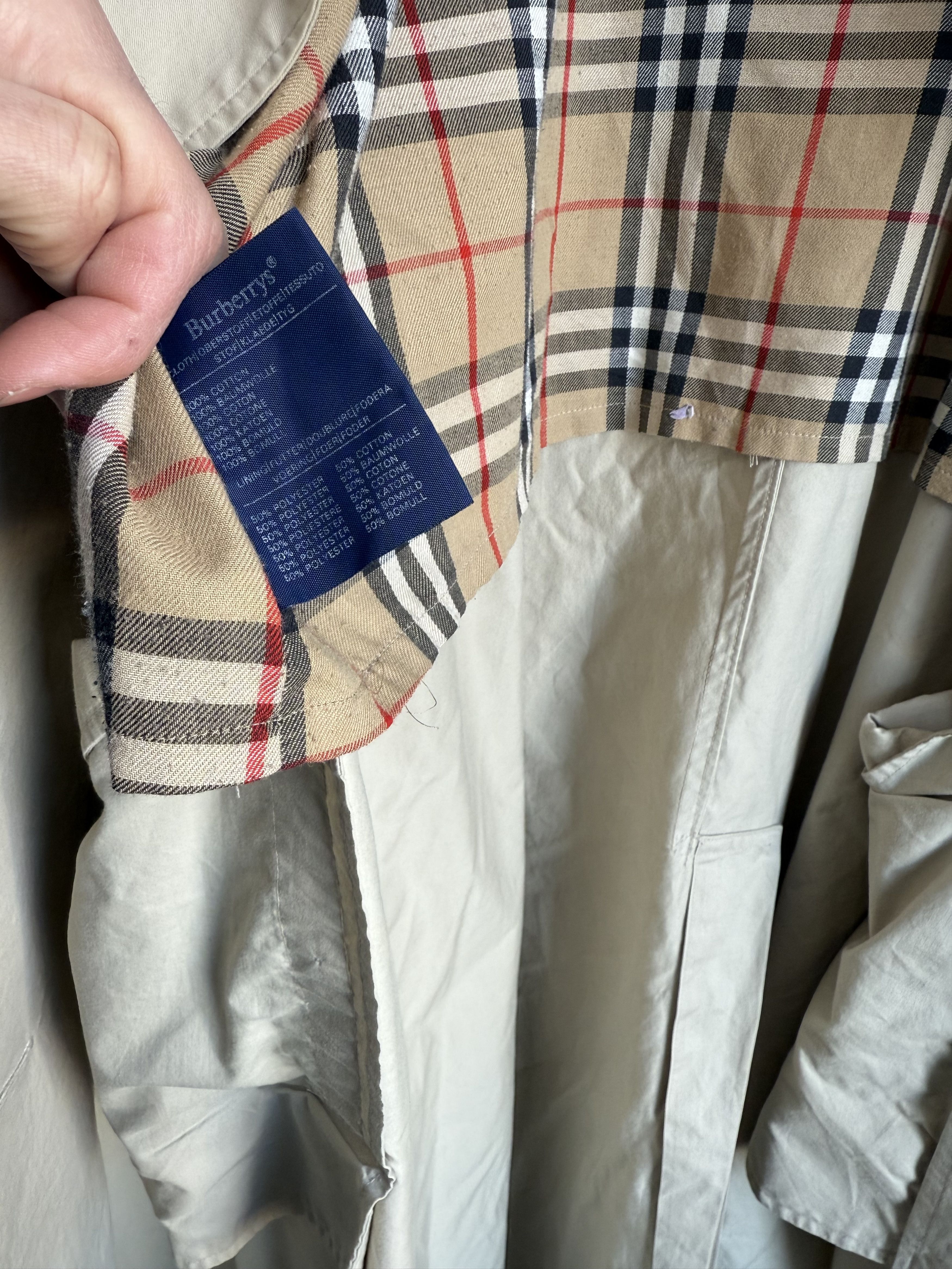 Burberry Vintage 80s Burberrys double breasted trench coat Size L / US 10 / IT 46 - 9 Thumbnail