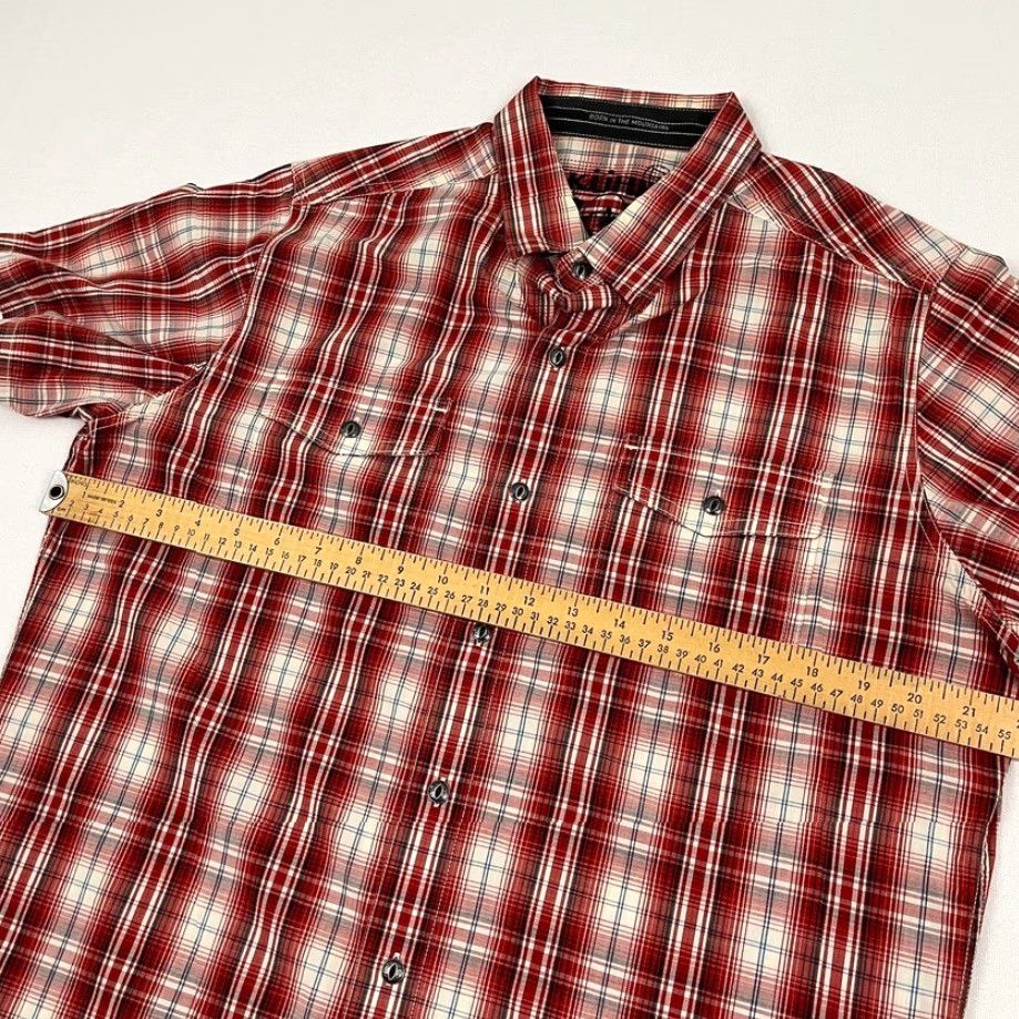Vintage Kuhl Shirt Mens M Red Plaid Linen Blend Hiking Button-Down Short Sleeve Shirt Size US M / EU 48-50 / 2 - 4 Thumbnail