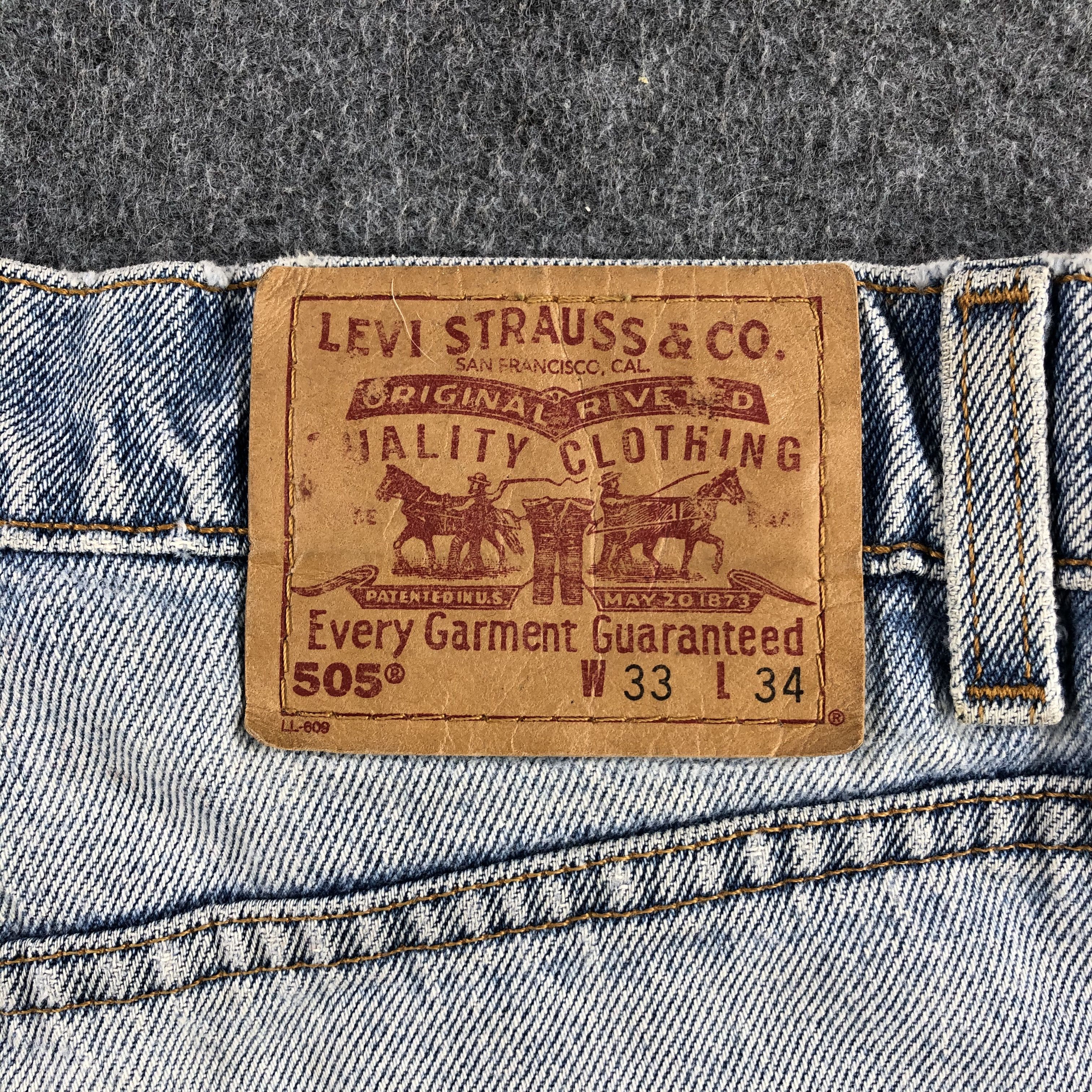 Levi's Vintage 90s Light Wash Levis 505 Jeans-J1987 Size US 32 / EU 48 - 5 Thumbnail