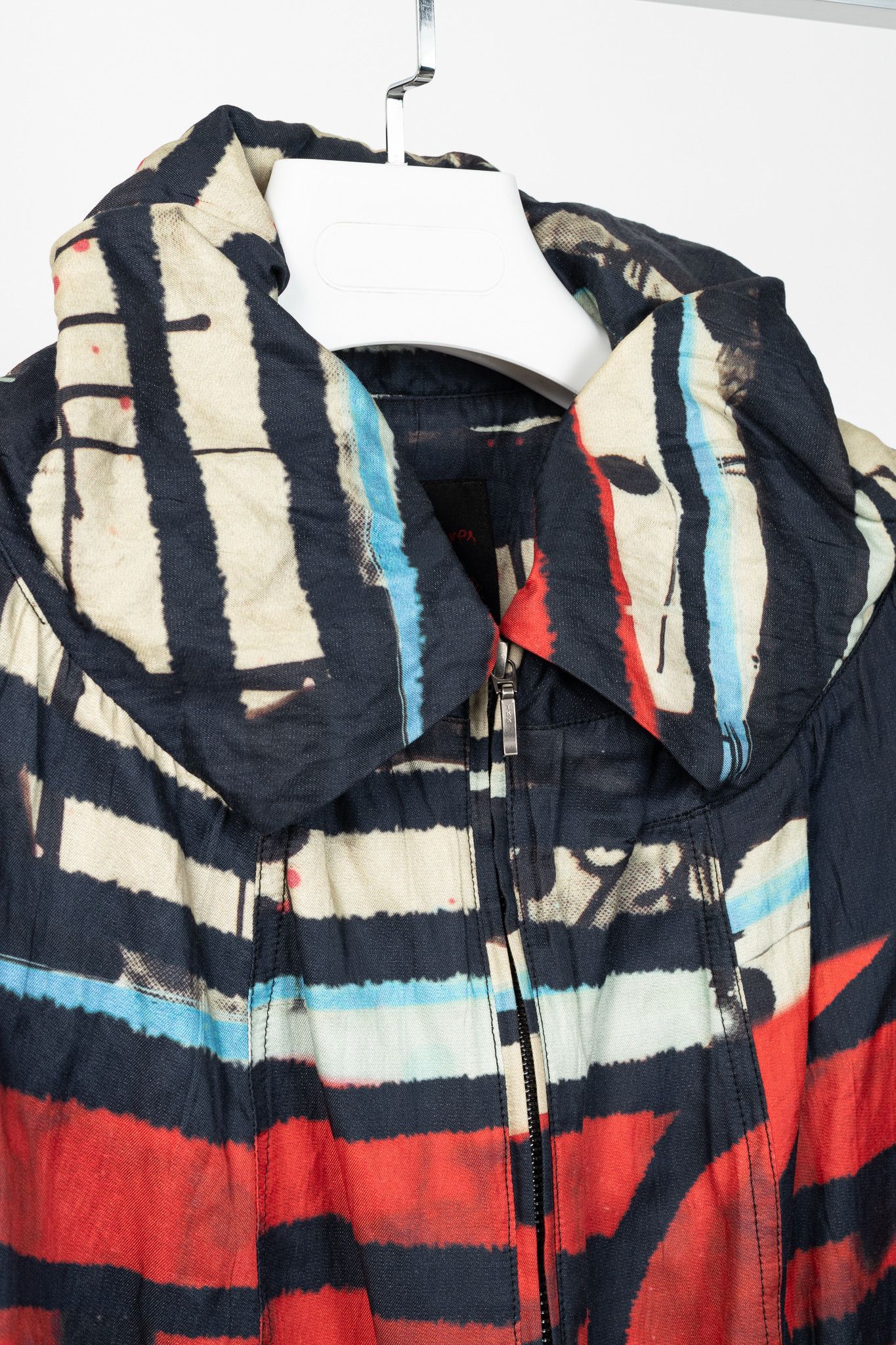 Other Aventures des Toiles Black Cotton Abstract-Print Zip Coat Size M / US 6-8 / IT 42-44 - 8 Thumbnail