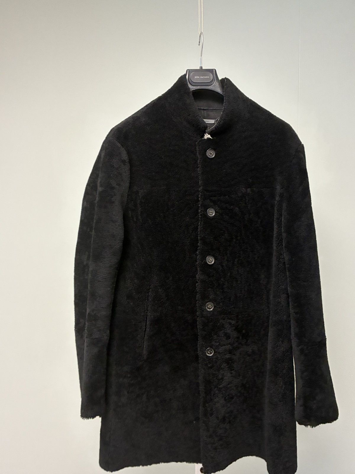 John Varvatos Exposed Shearling coat EU48 USA38. Size US M / EU 48-50 / 2 - 13 Thumbnail