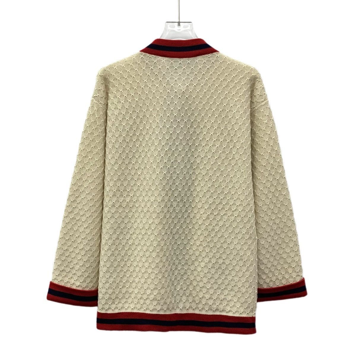 Gucci Gucci Striped Bow Tie Wool Long Sleeve Knit Cardigan K26WX Size XS / US 0-2 / IT 36-38 - 2 Thumbnail