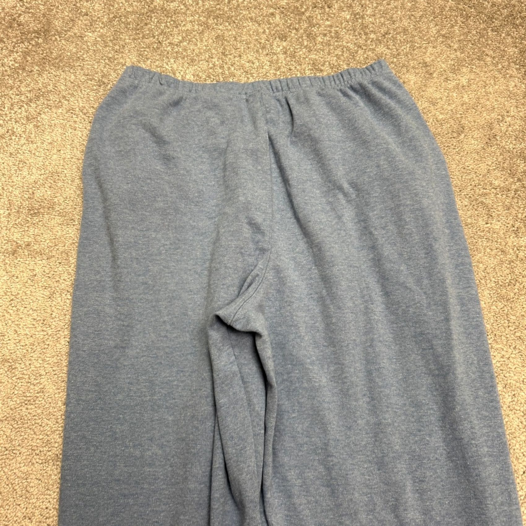 Blair Blair Sweatpants Womens Large Petite Heathered Blue Casual Lounge Straight Leg Pants Size 36" / US 14 / IT 50 - 4 Thumbnail