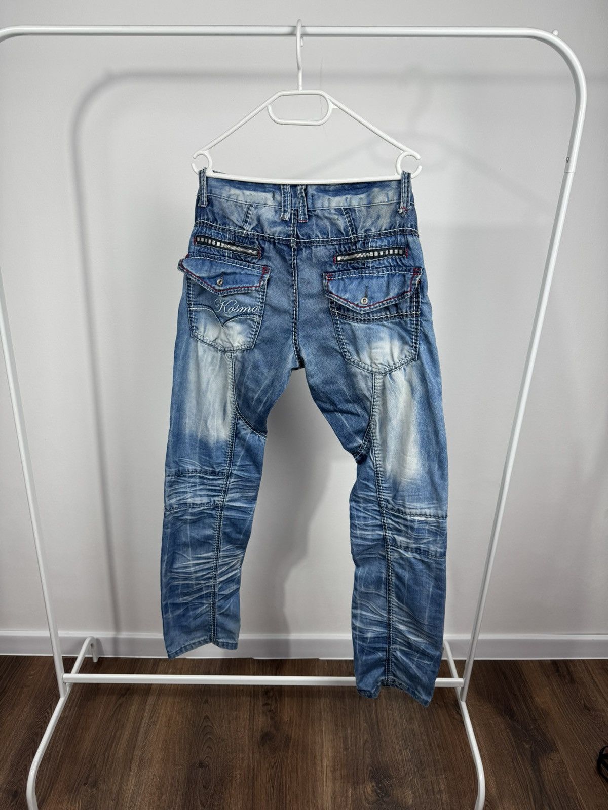 Other Kosmo Lupo Y2K Biker Cargo Jeans Moto Denim Pants W32 Size US 32 / EU 48 - 11 Thumbnail