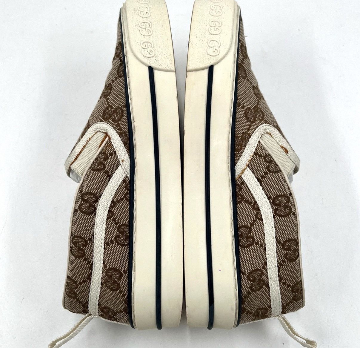 Gucci GUCCI Canvas Platform Low-Top Sneakers K12 Size US 6 / IT 36 - 5 Thumbnail
