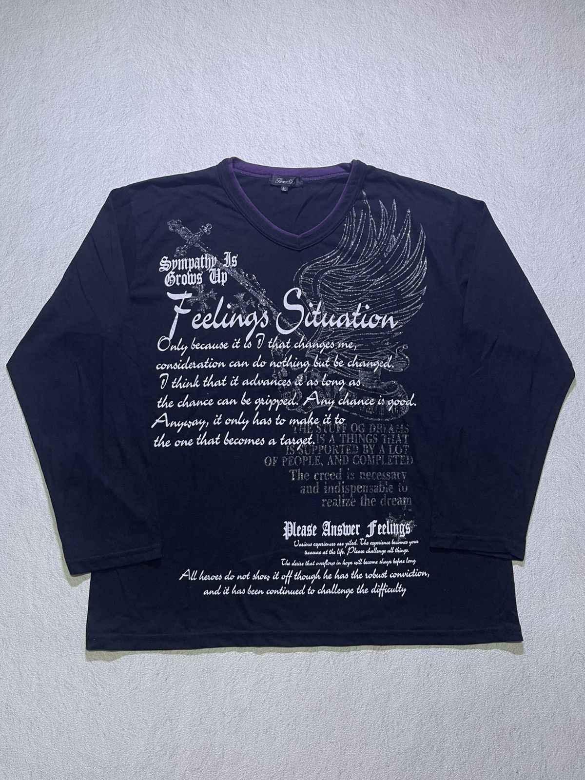 Hysteric Glamour Y2K TIME STEP long sleeve tshirt Size US XL / EU 56 / 4 - 1 Thumbnail