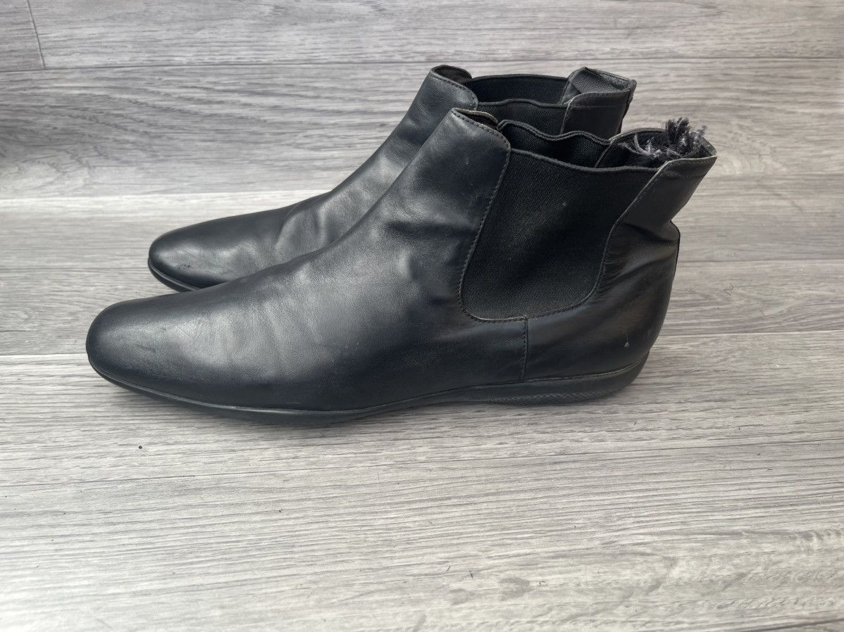 Prada Prada black leather Chelsea boots sz 8.5 Size US 9.5 / EU 42-43 - 4 Thumbnail