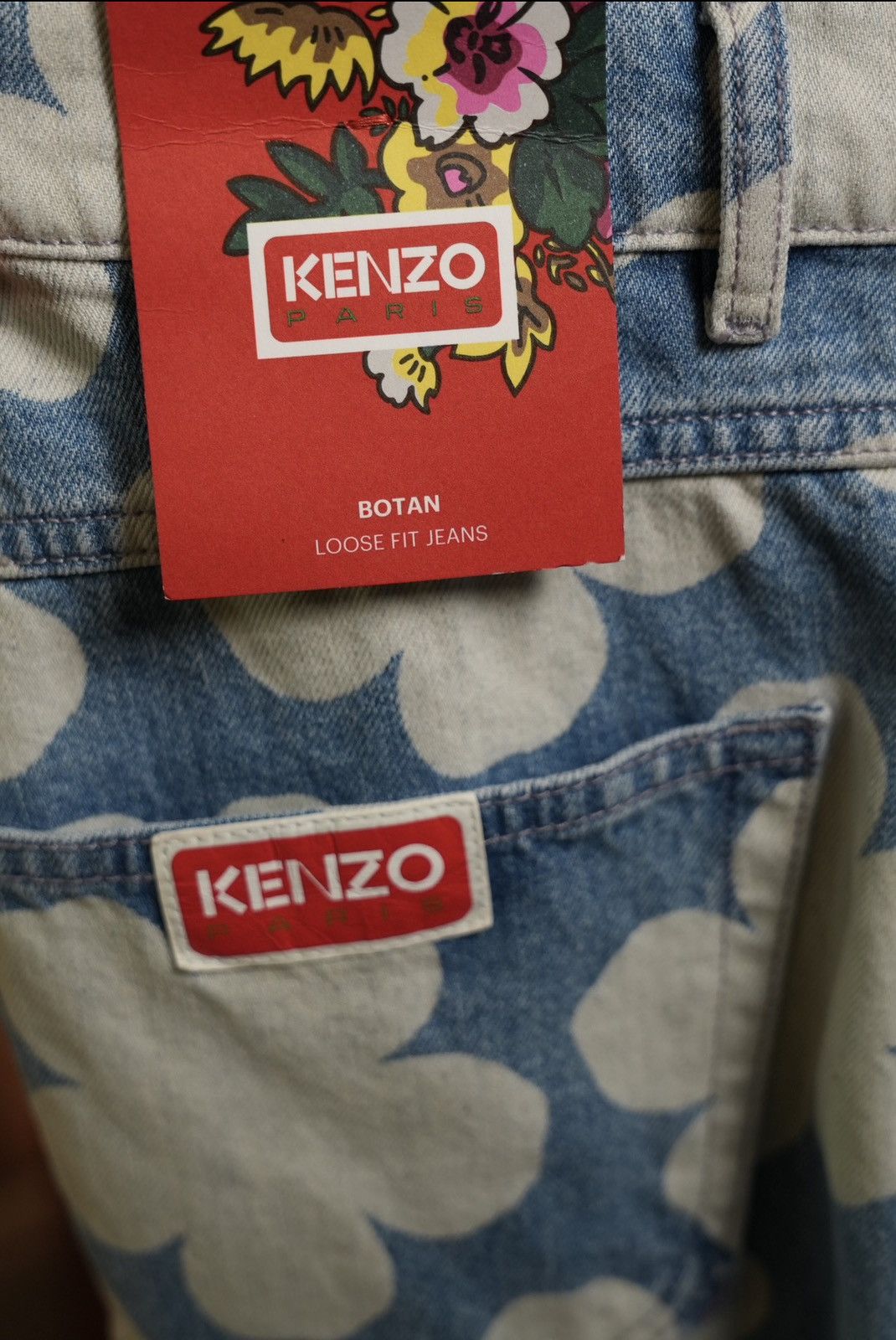 Kenzo Kenzo Paris "Boke Flower Botan Loose Fit Jeans Nigo Era Size US 32 / EU 48 - 6 Thumbnail