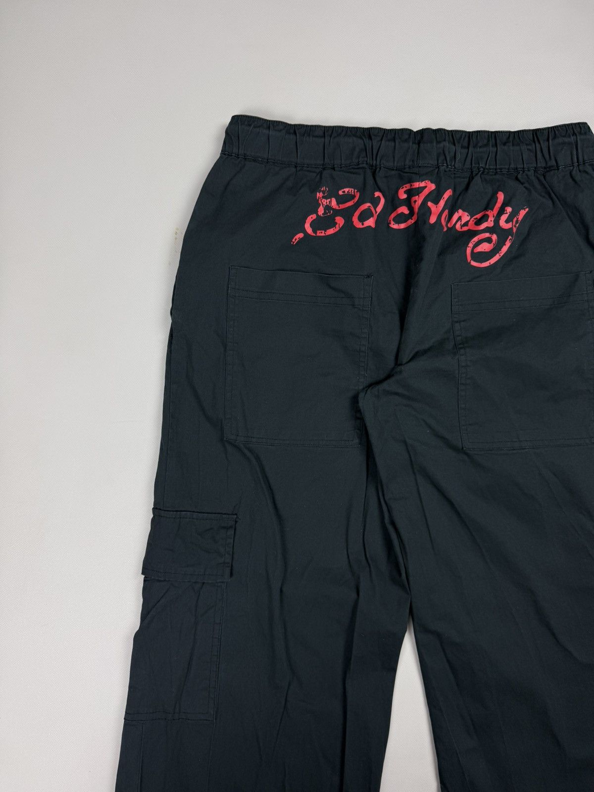 Ed Hardy Ed Hardy Urban Cargo Graphic Print Y2K Parachute Pants Size 28" / US 6 / IT 42 - 23 Thumbnail