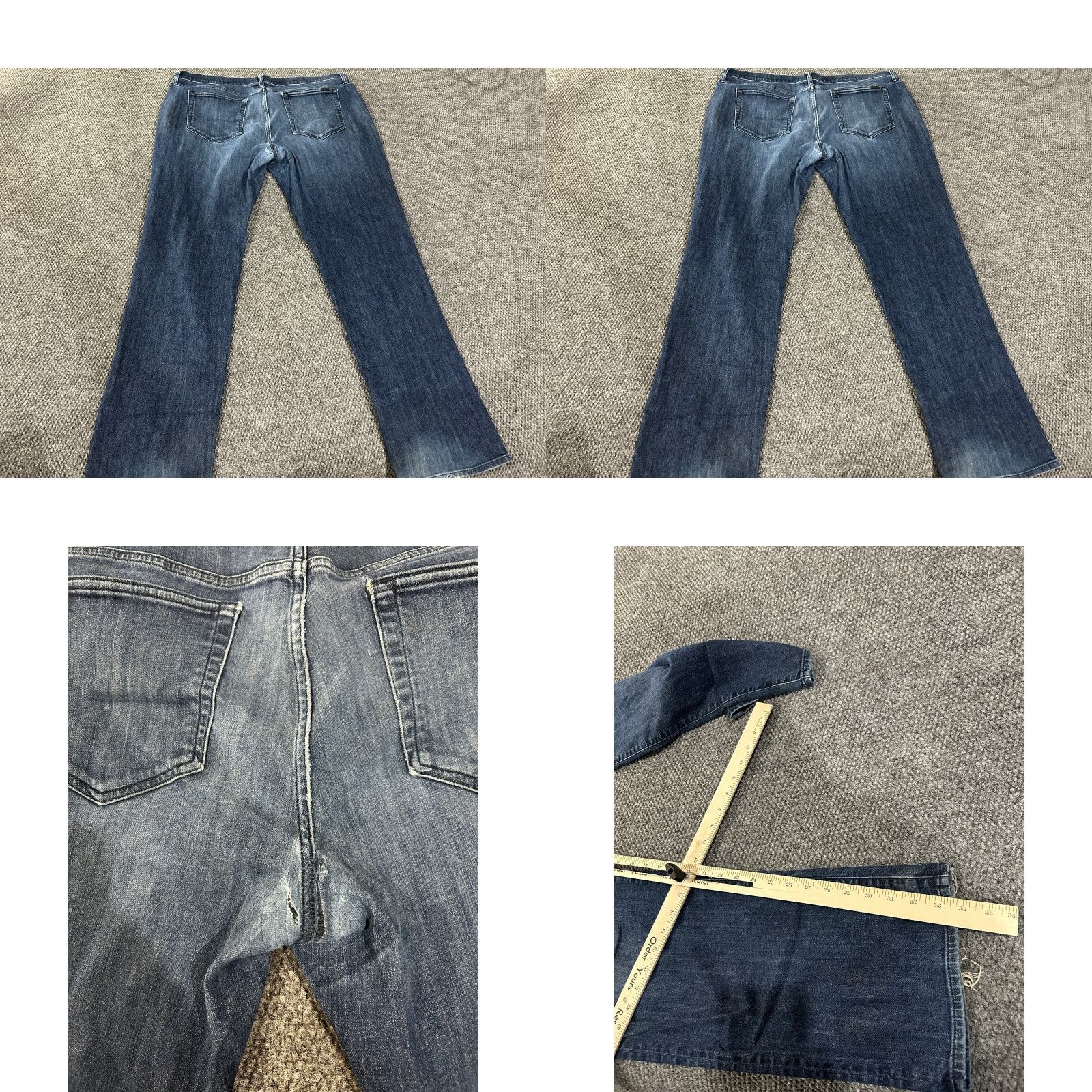 Vintage Joe’s Jeans Mens 40x33 Jeans Dark Blue Classic Straight Leg 5-Pocket Denim Stretch Regular Inseam 33 Size US 40 / EU 56 - 8 Thumbnail