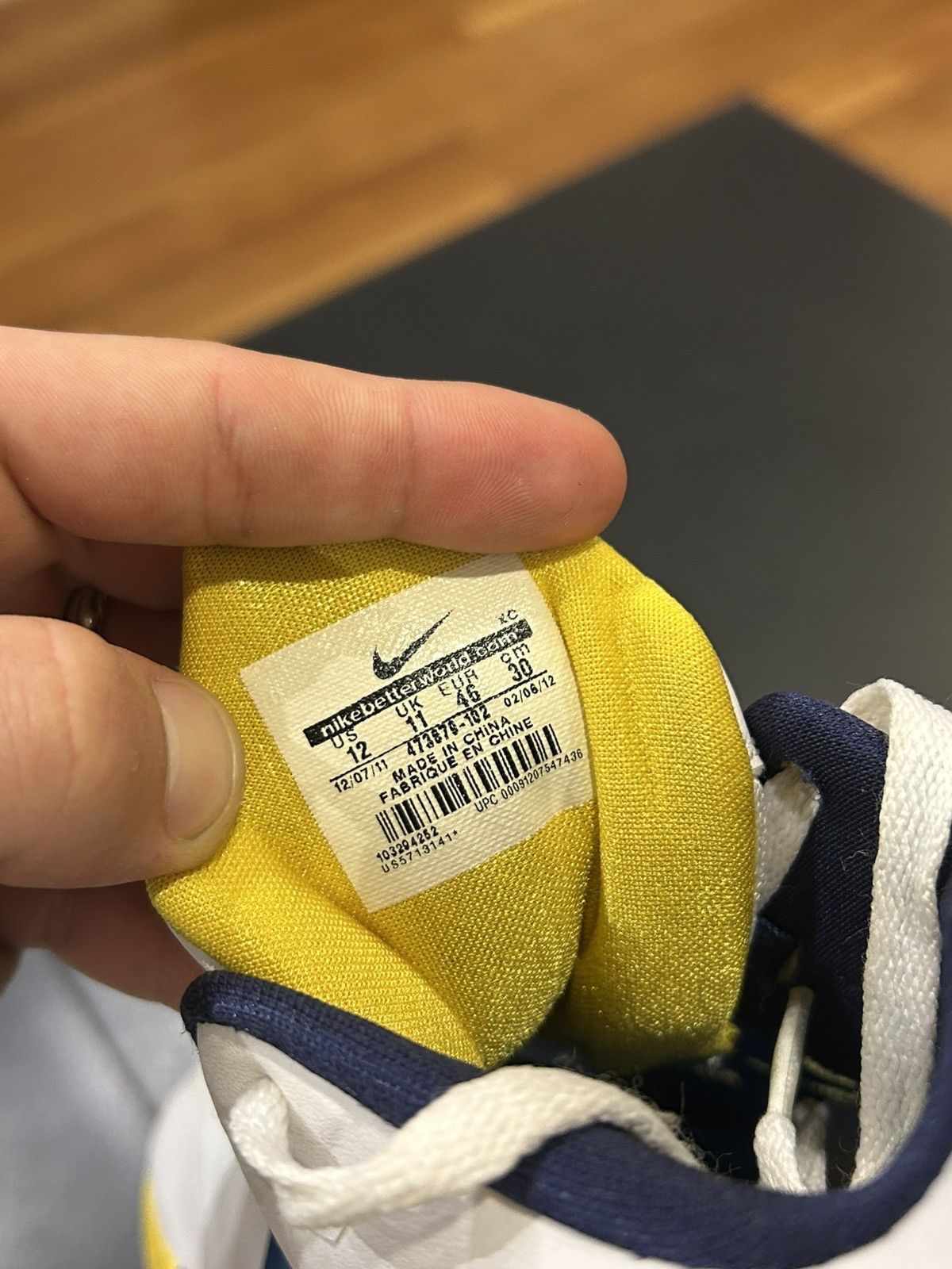Nike KD4 ‘Tour Yellow Photo Blue’ Size US 12 / EU 45 - 8 Thumbnail
