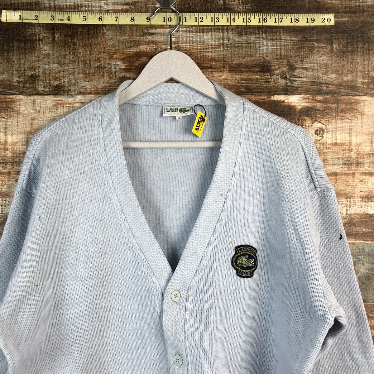 Lacoste Lacoste Blue Cardigan vintage Knitwear #A2515 Size US L / EU 52-54 / 3 - 4 Thumbnail