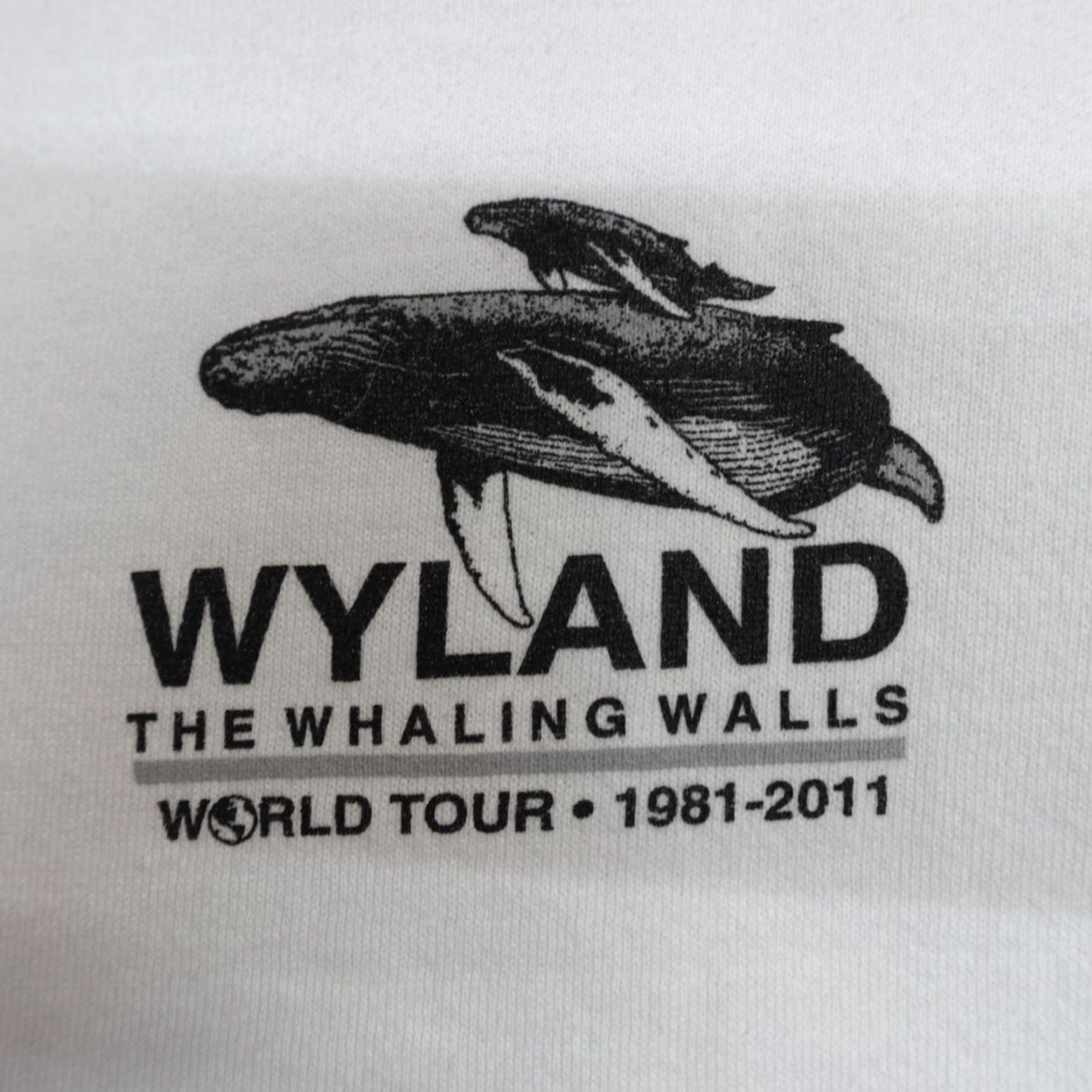 Vintage VINTAGE Wyland Whaling Walls Sweater XL White Double Sided World Tour 1981-2011 Size US XL / EU 56 / 4 - 6 Thumbnail