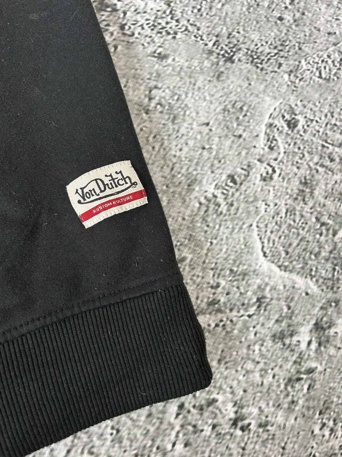 Vintage × Von Dutch Von Dutch Sweatshirt vintage Big Logo black Y2K crewneck Size US L / EU 52-54 / 3 - 7 Thumbnail